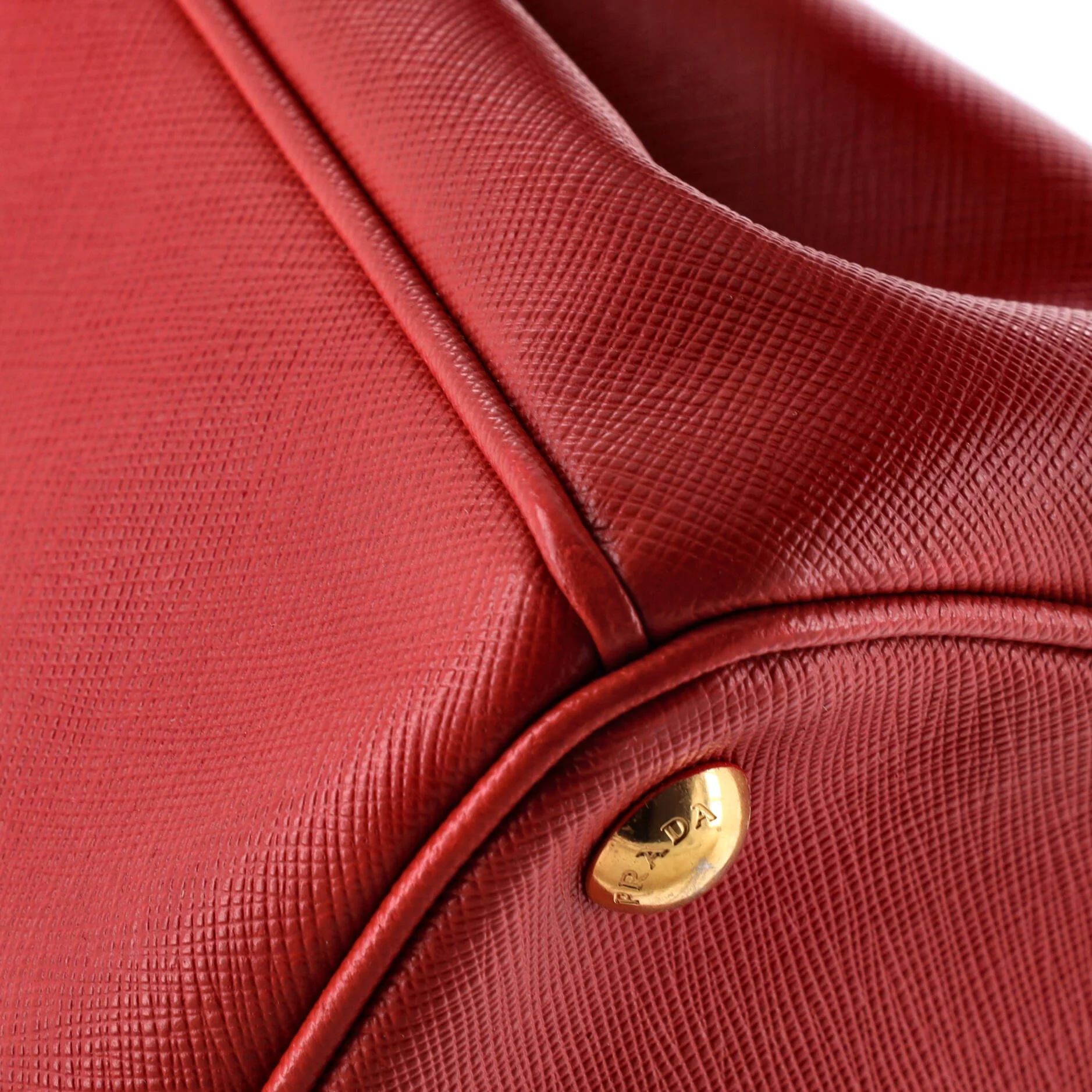 Double Zip Lux Tote Saffiano Leather Small - Image 6