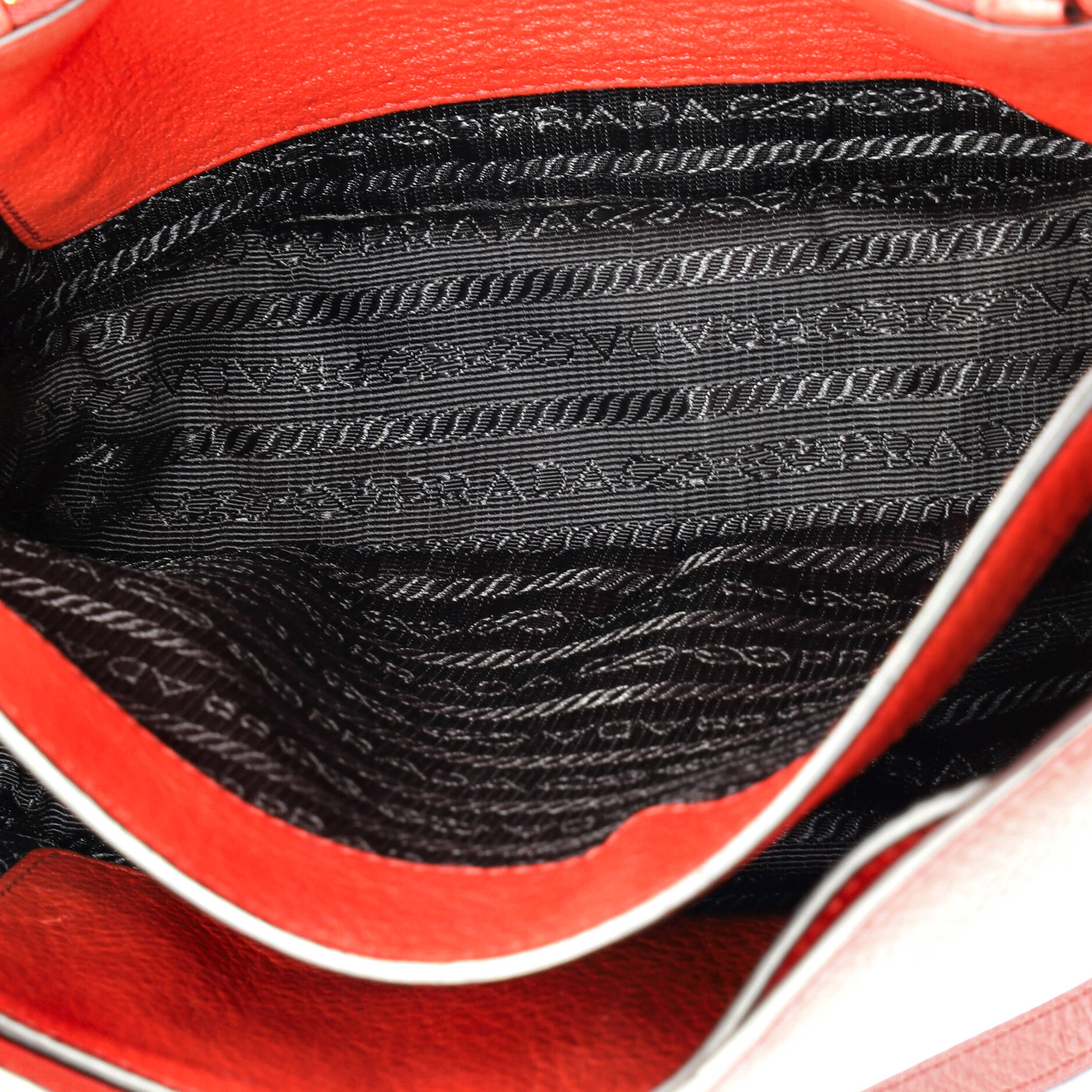 Dual Strap Flap Crossbody Bag Vitello Daino Small - Image 5