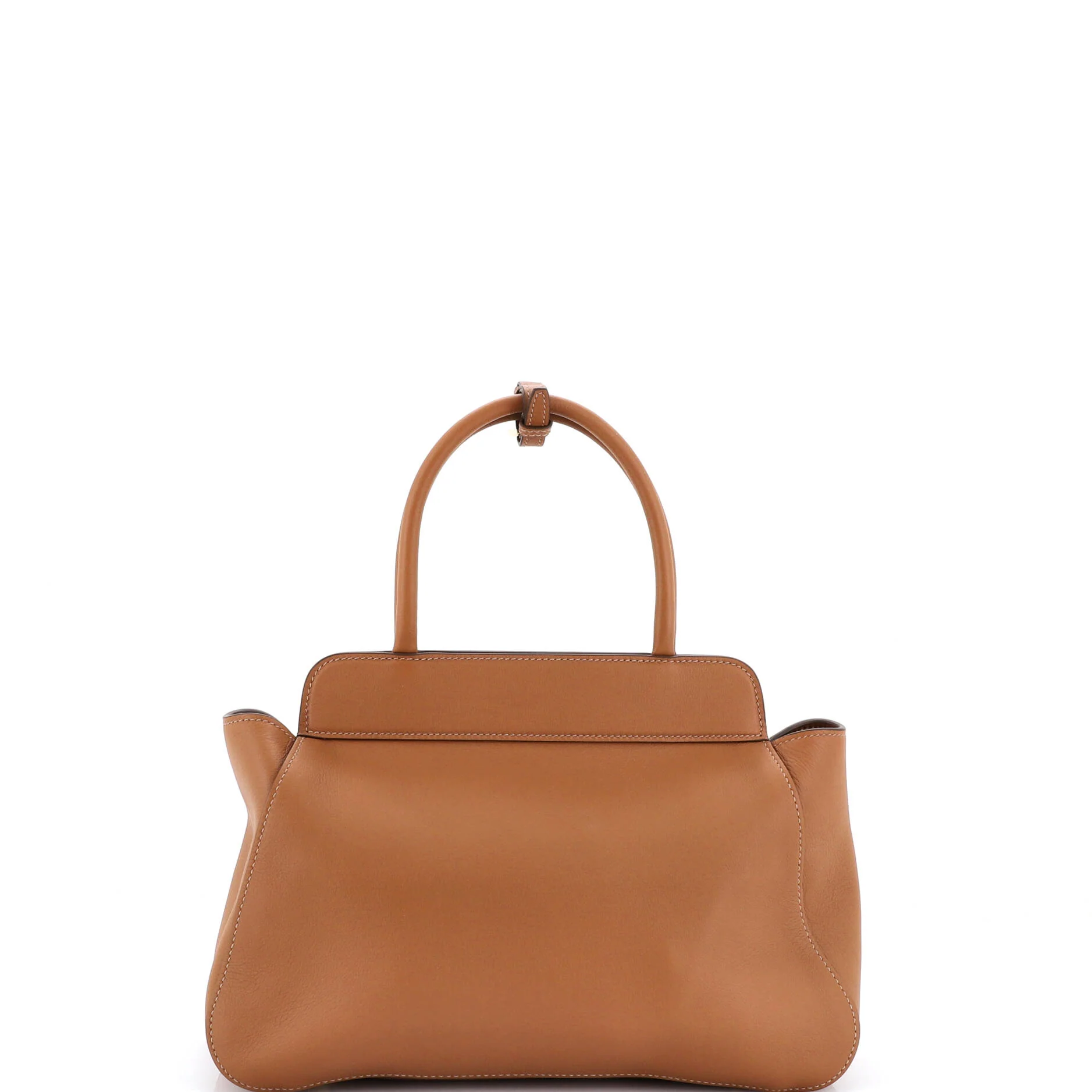 Frame Tote Soft Grain Leather Medium - Image 3