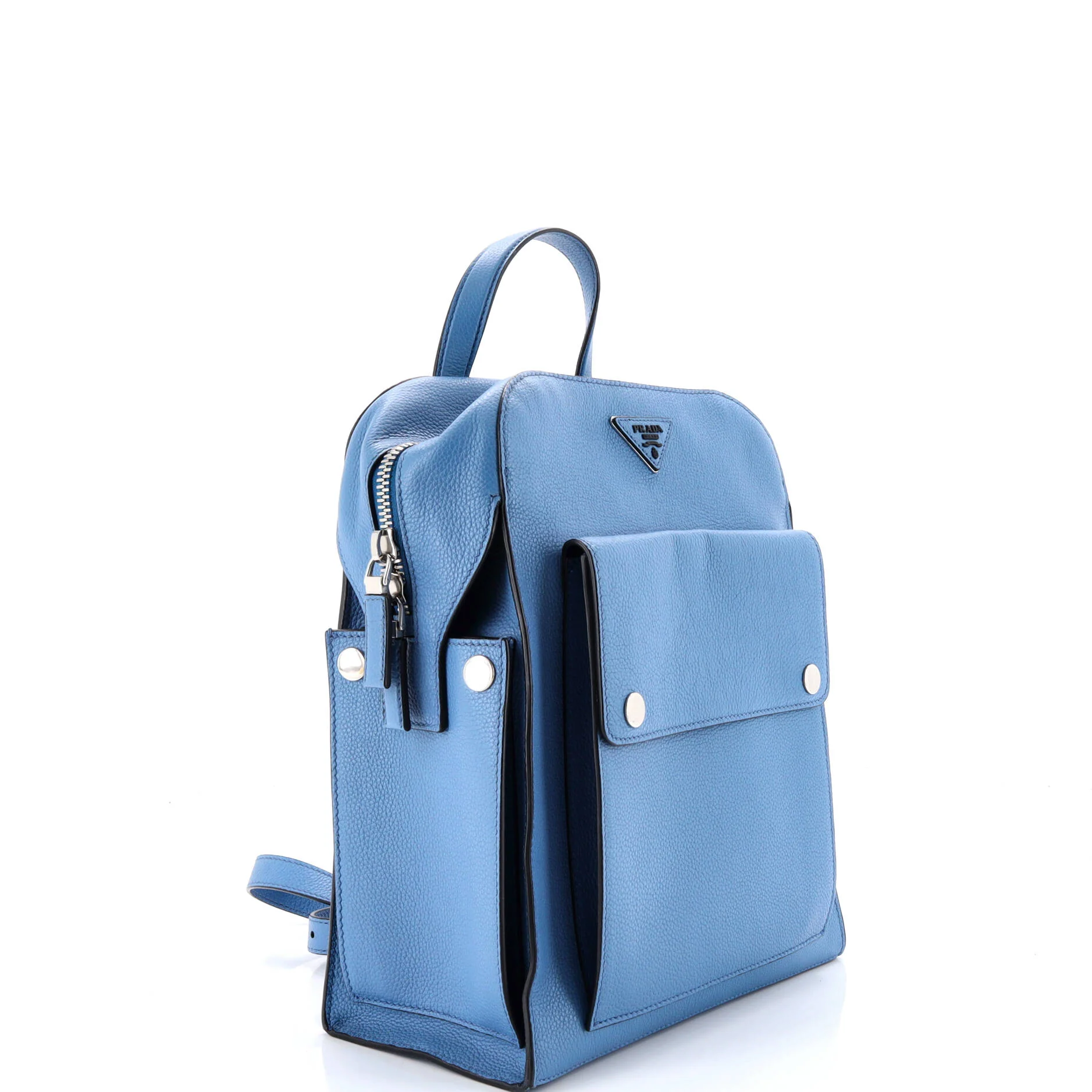 Front Pocket Backpack Leather Medium - Image 2