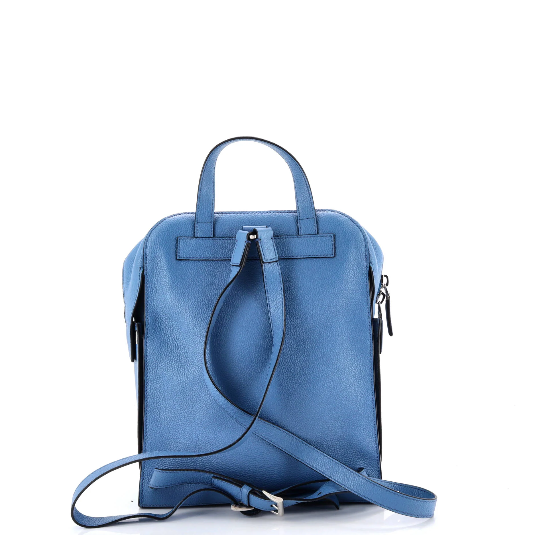 Front Pocket Backpack Leather Medium - Image 3