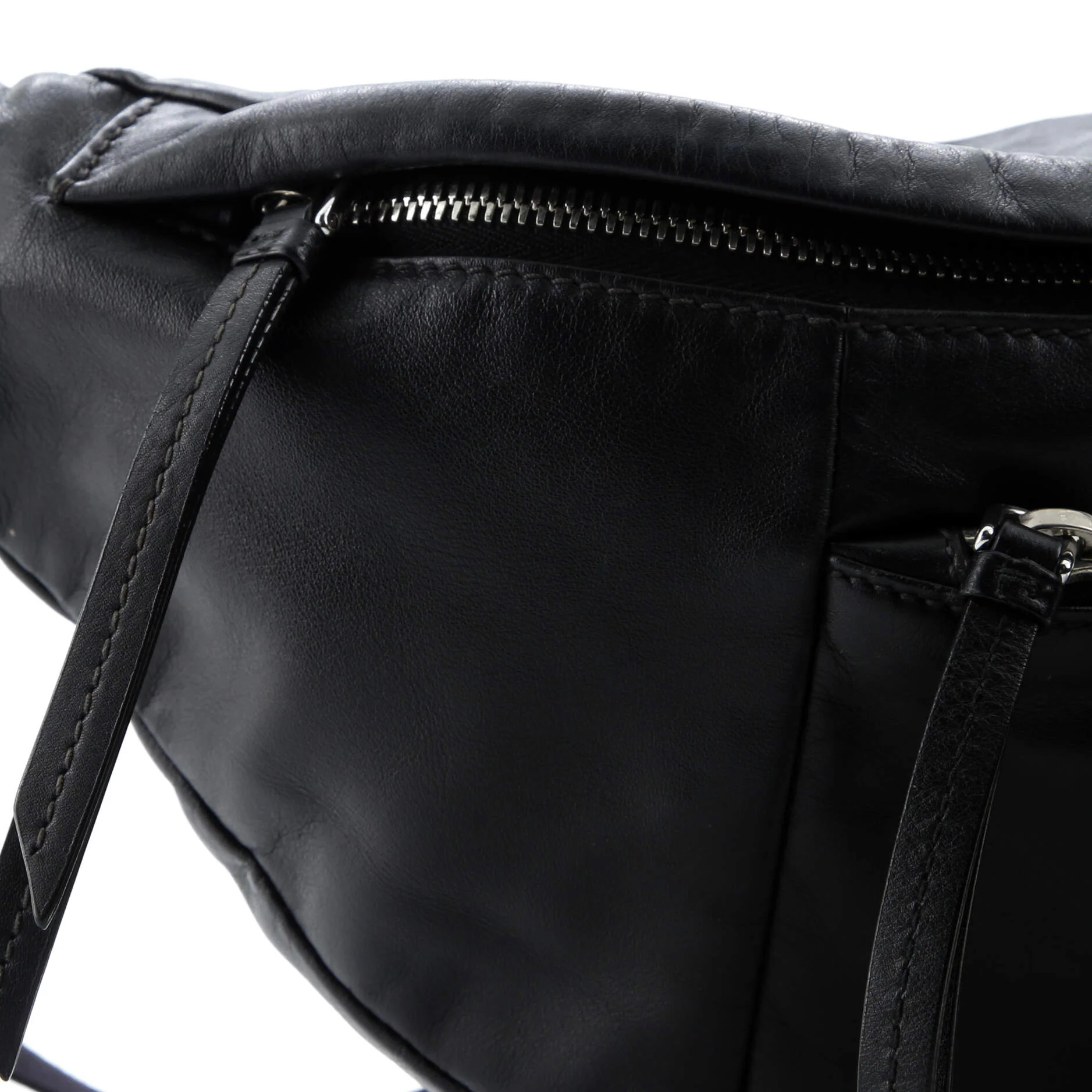 Front Pocket Belt Bag Soft Calfskin Large - Image 7
