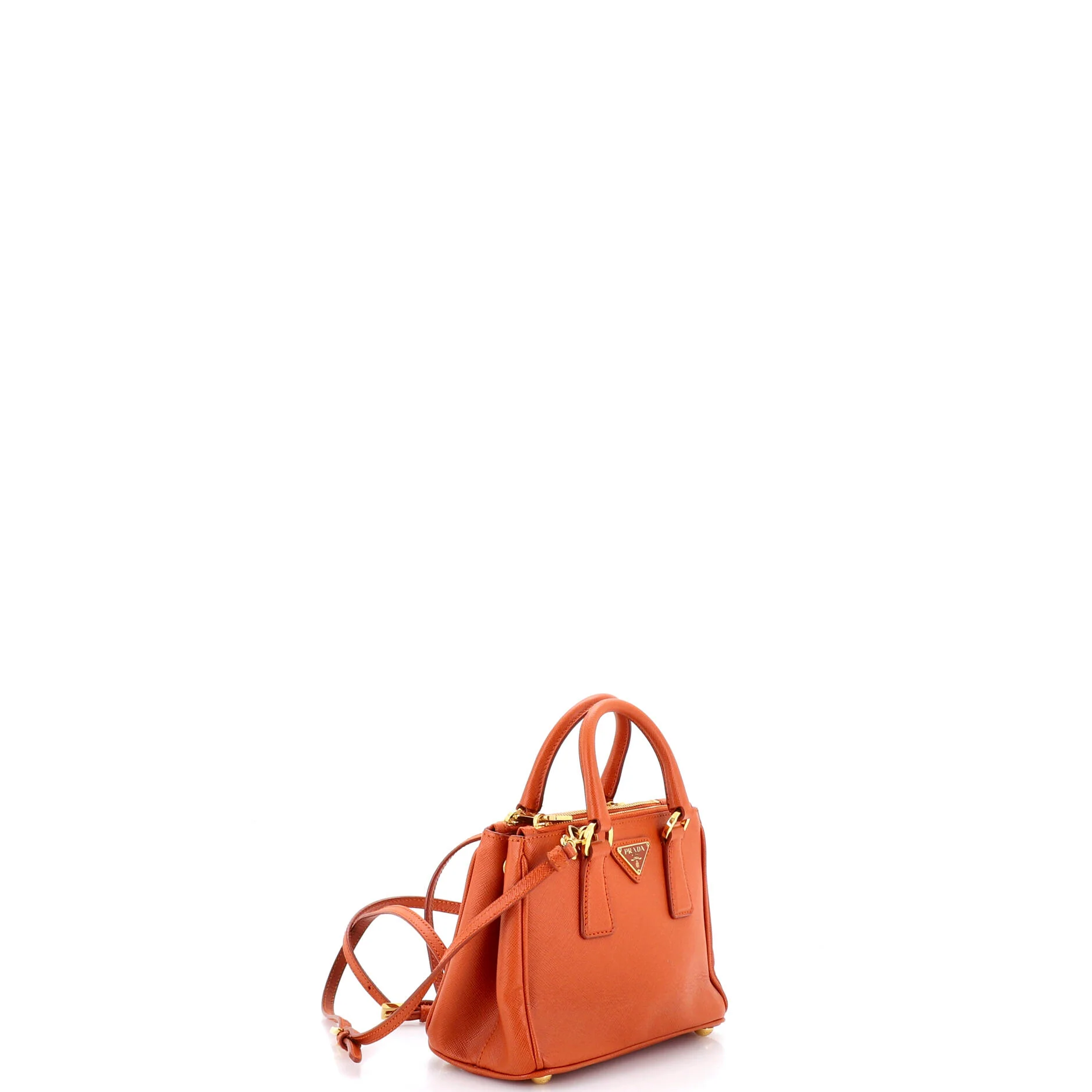 Galleria Double Zip Tote Saffiano Leather Mini - Image 2