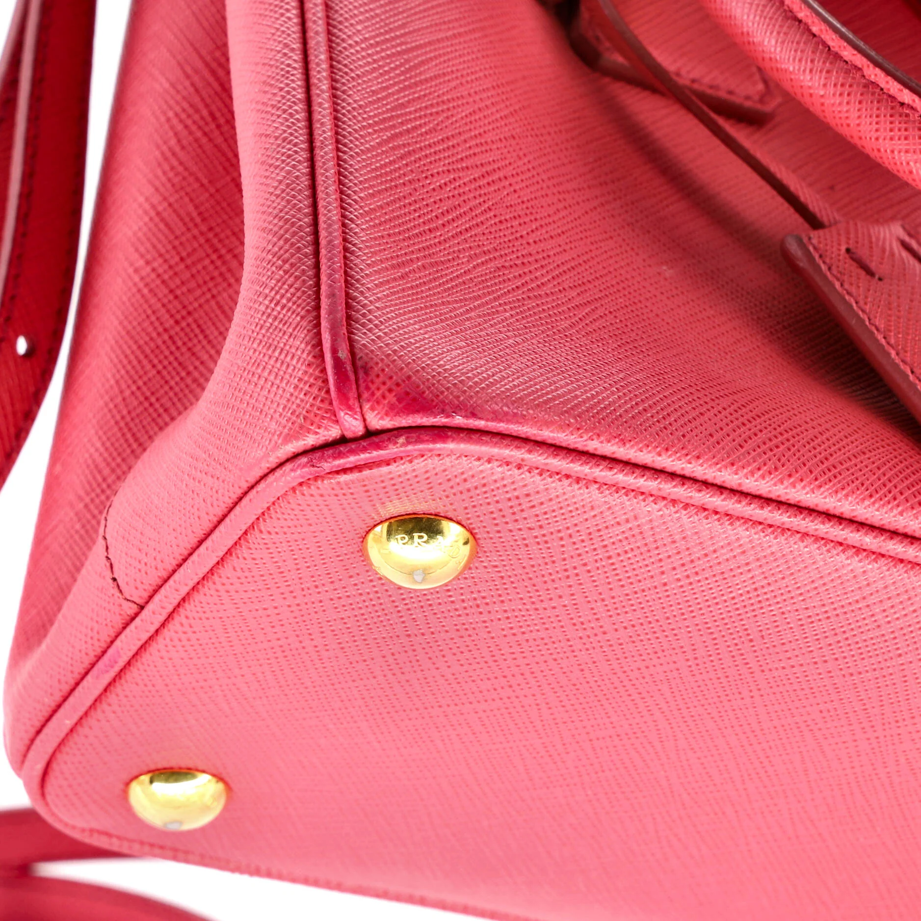 Galleria Double Zip Tote Saffiano Leather Small - Image 8