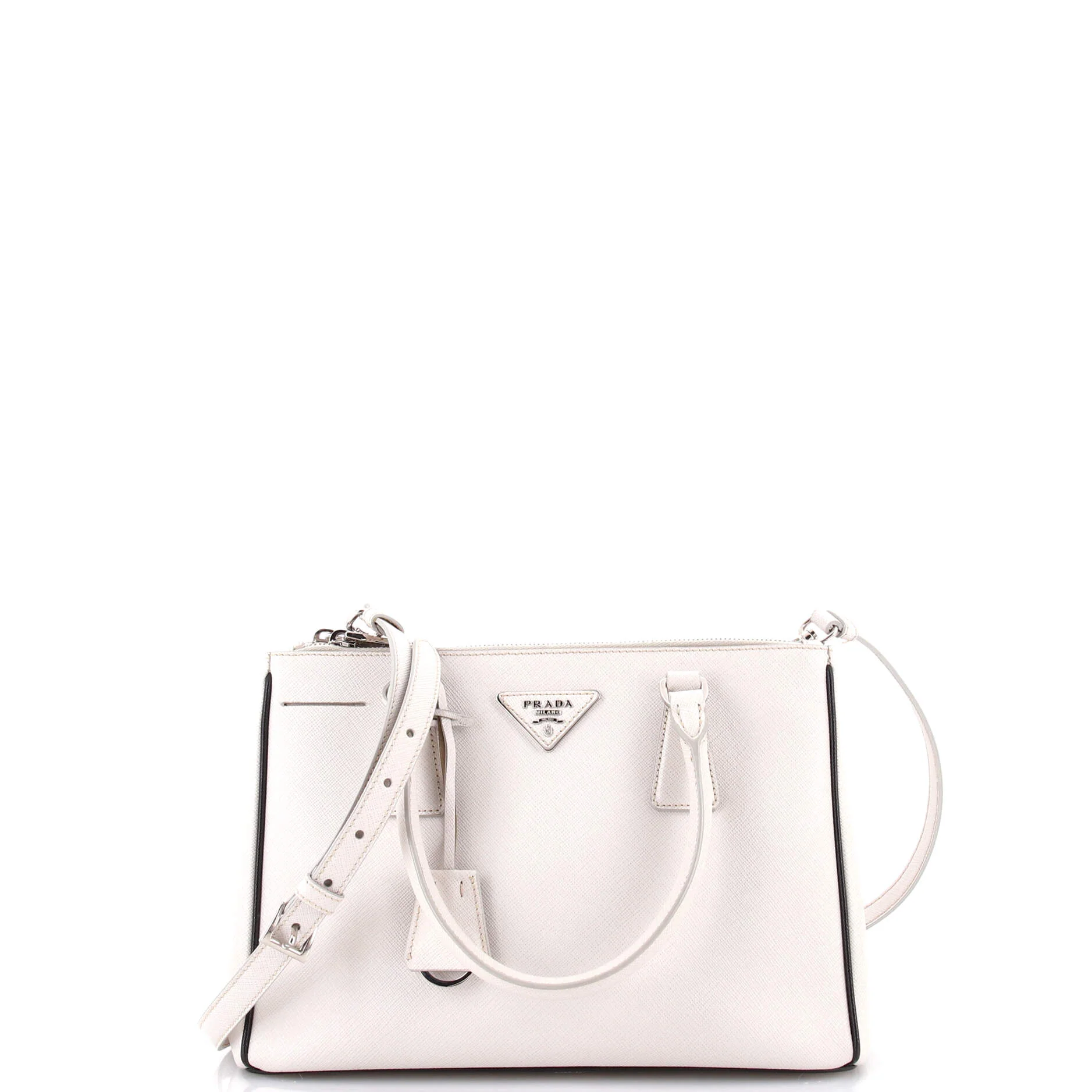 Galleria Double Zip Tote Saffiano Leather Small