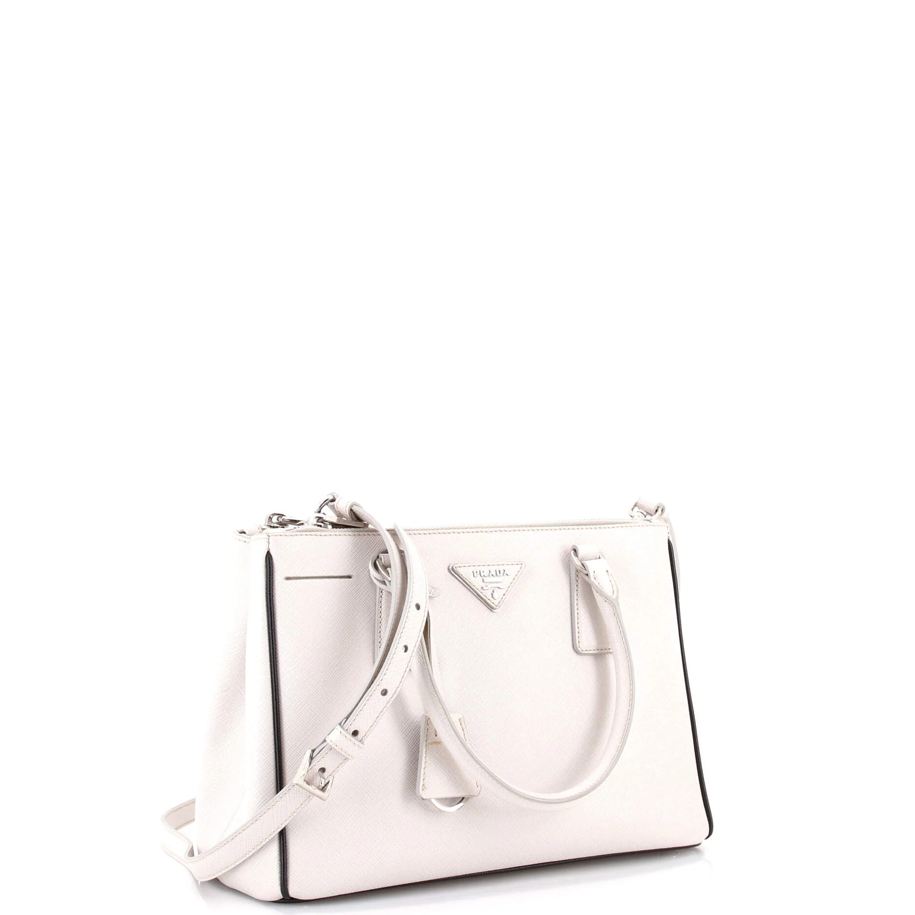 Galleria Double Zip Tote Saffiano Leather Small - Image 2