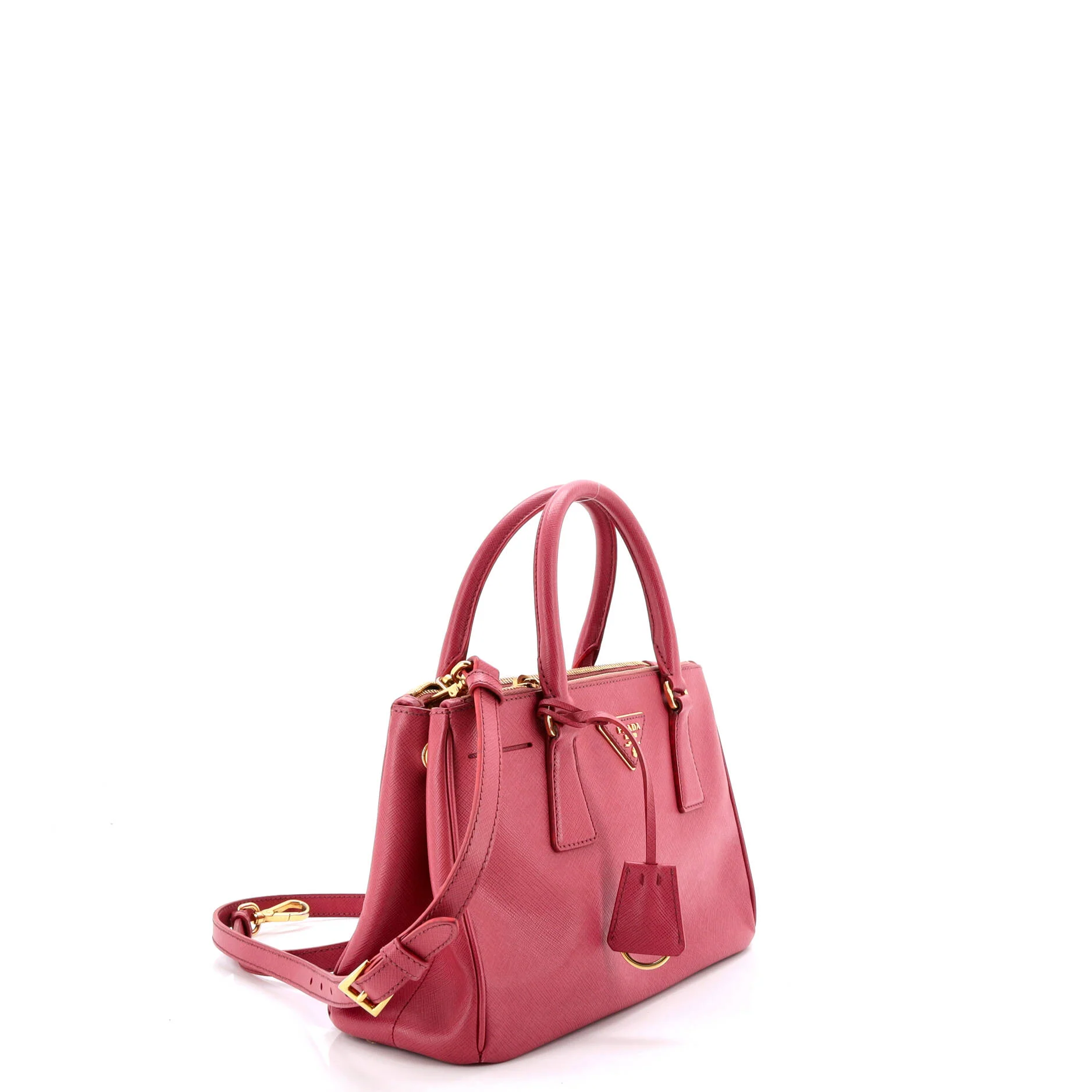 Galleria Double Zip Tote Saffiano Leather Small - Image 2