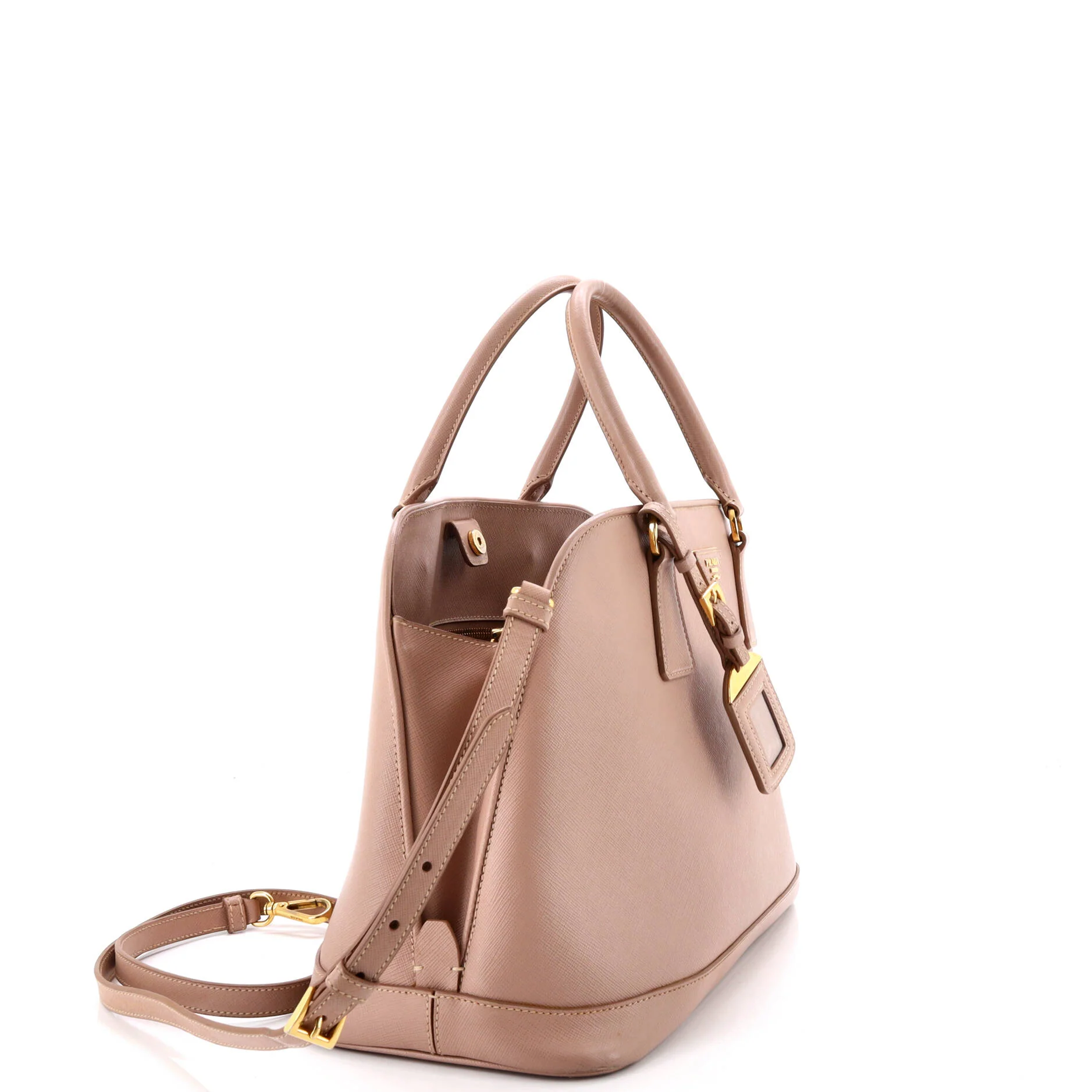 Open Promenade Bag Saffiano Leather Large - Image 2