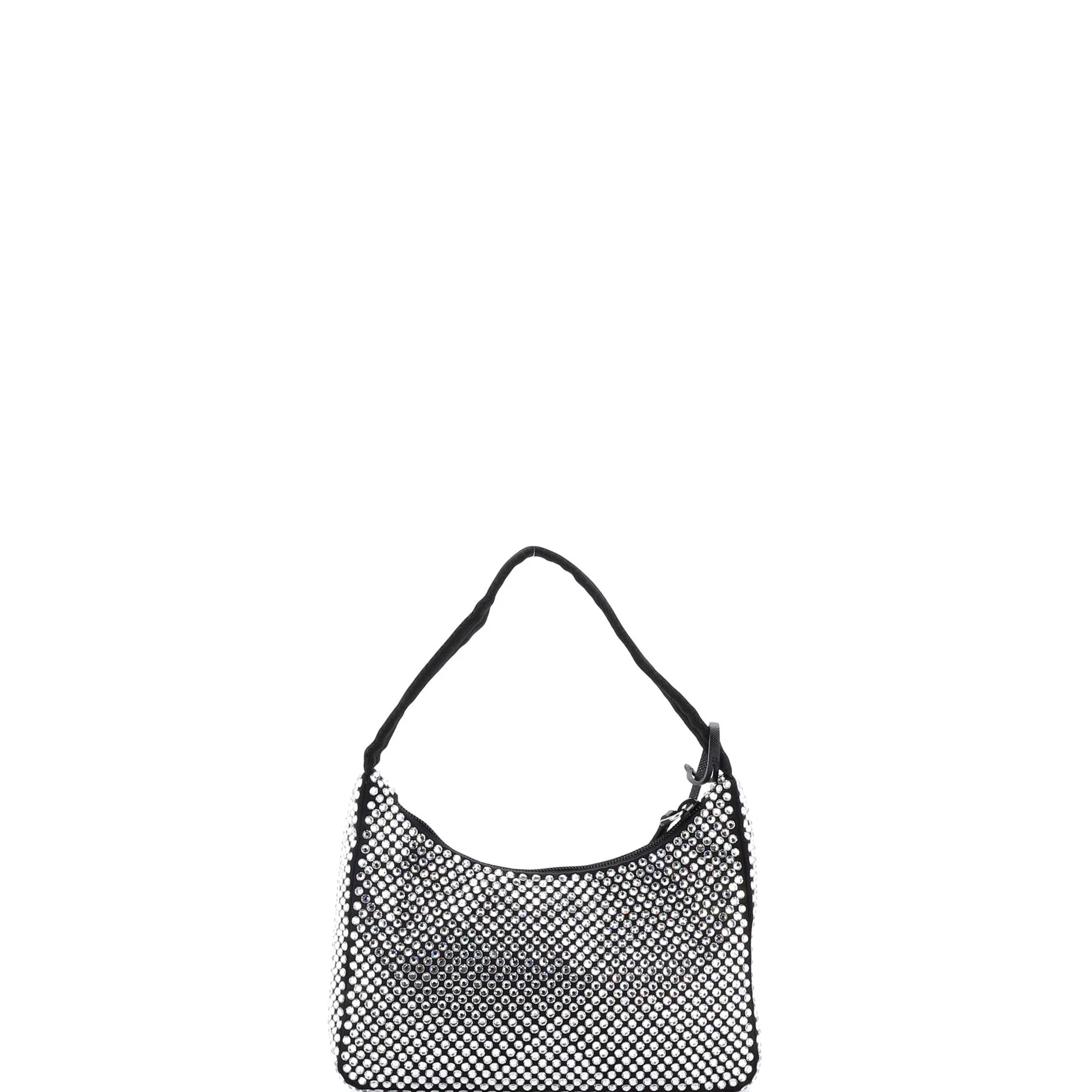 Re-Edition 2000 Hobo Crystal Embellished Satin Mini - Image 3
