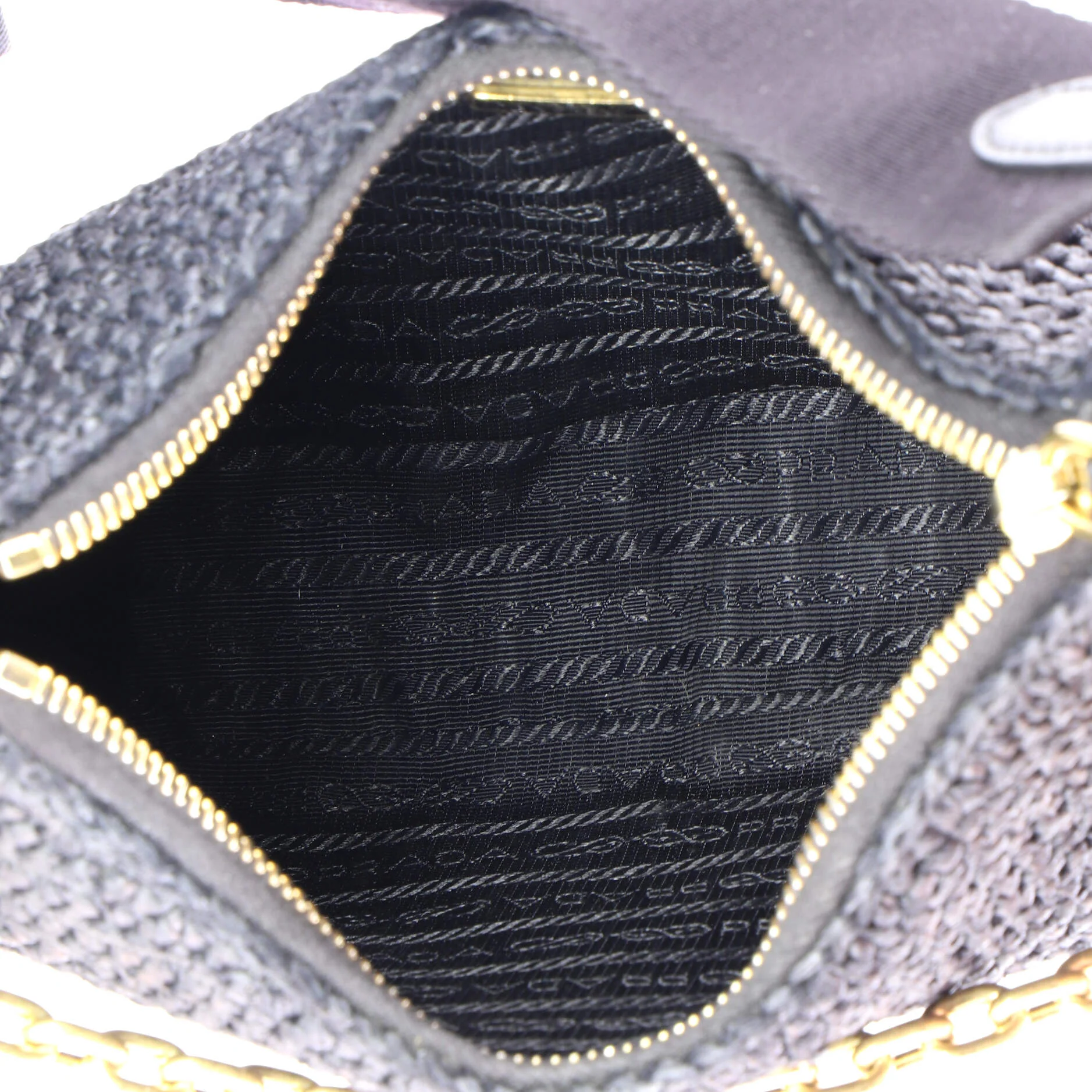 Re-Edition 2005 Shoulder Bag Raffia Small - Image 6