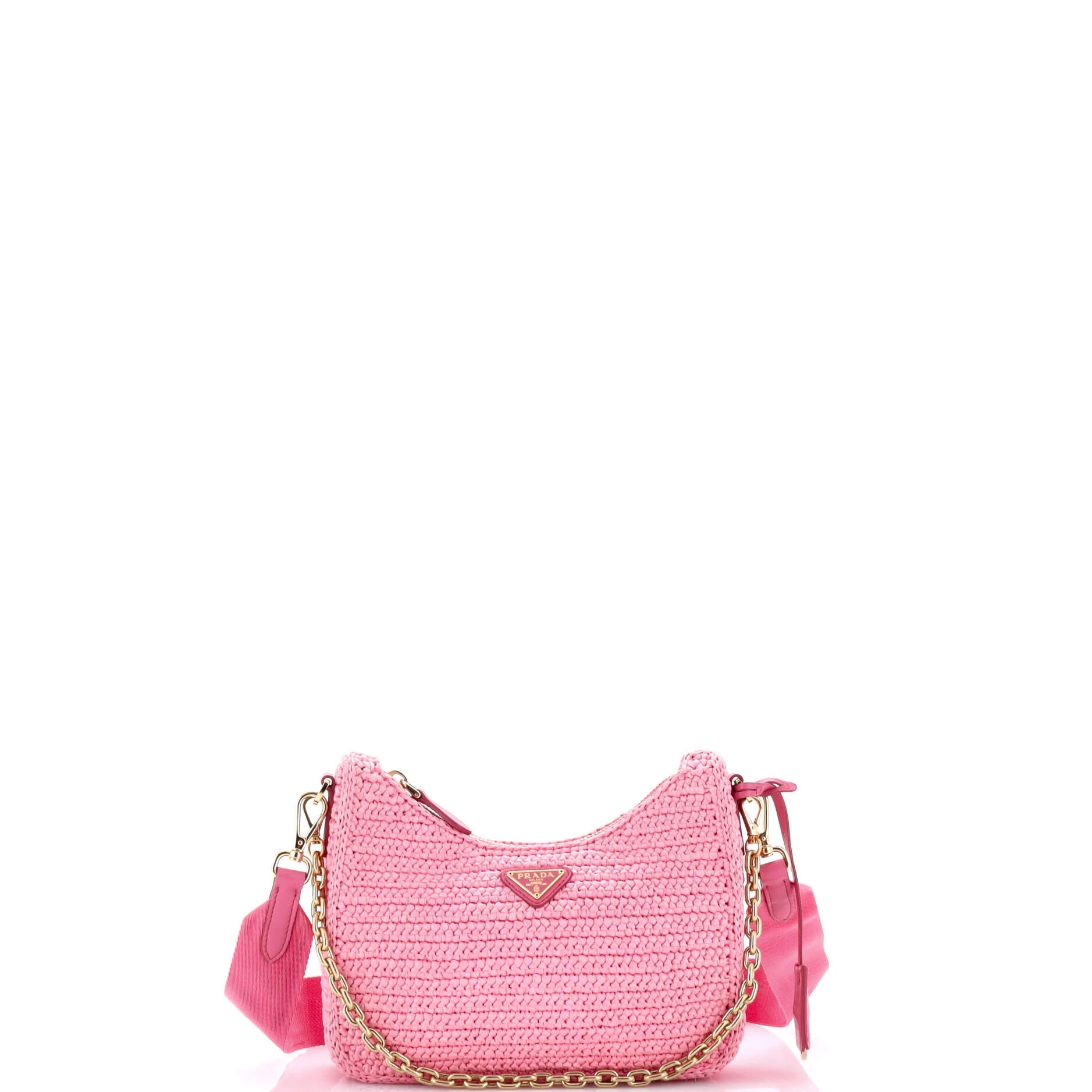 Re-Edition 2005 Shoulder Bag Raffia Small