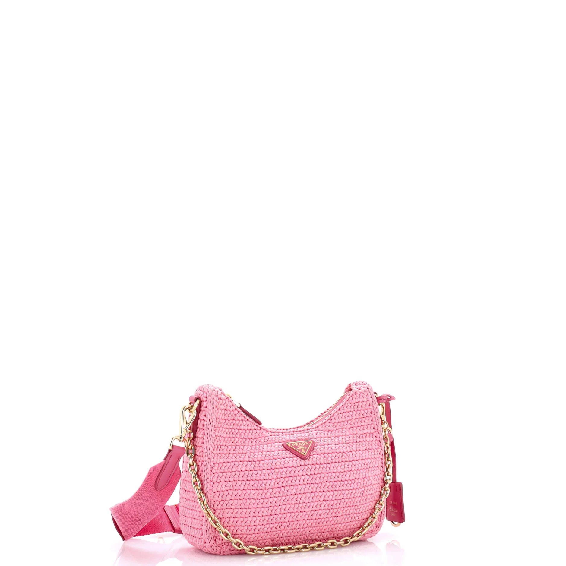 Re-Edition 2005 Shoulder Bag Raffia Small - Image 3