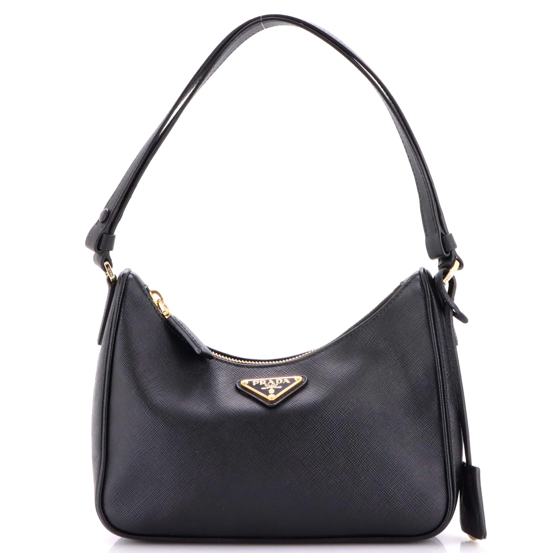 Re-Edition Hobo Saffiano Leather Mini