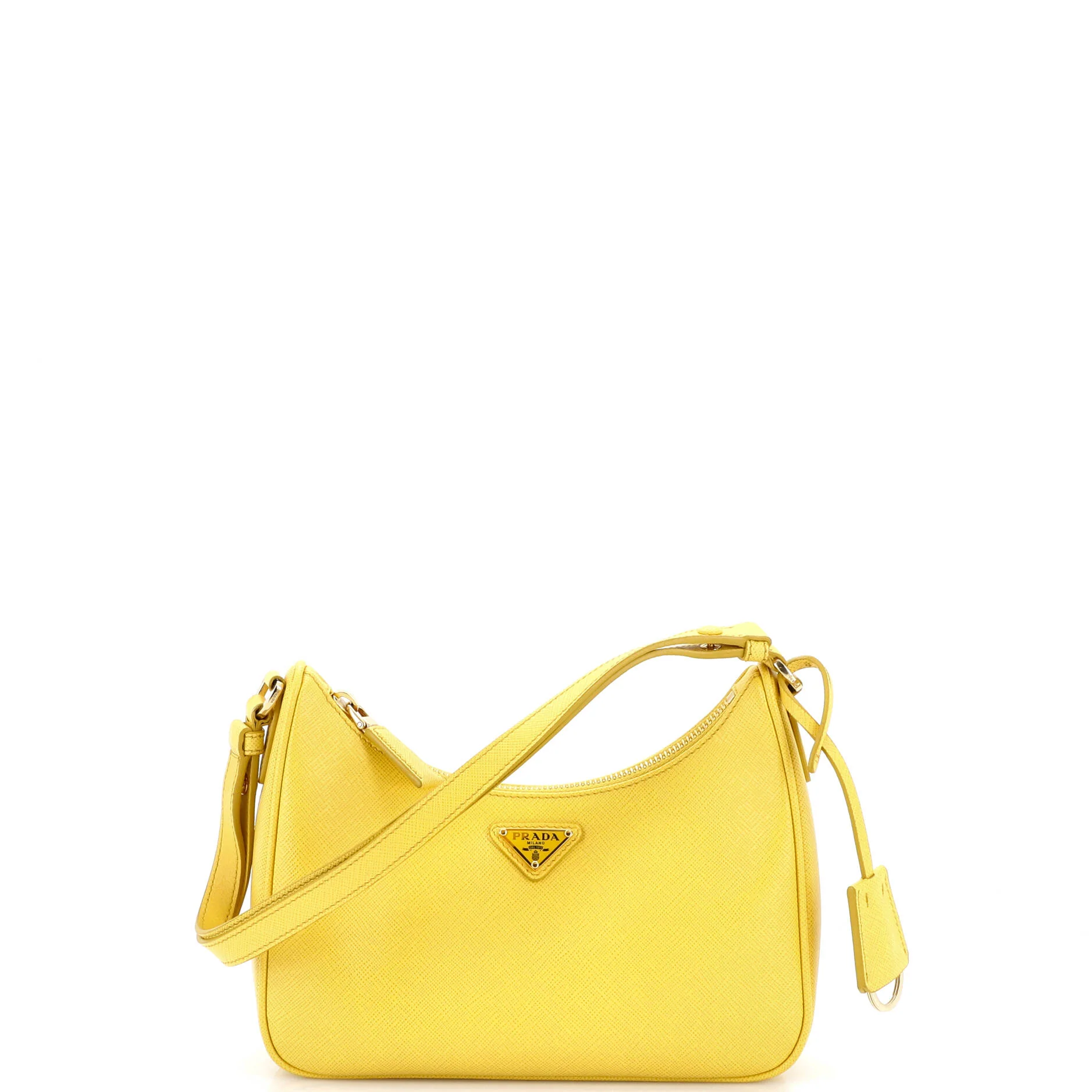 Re-Edition Hobo Saffiano Leather Mini