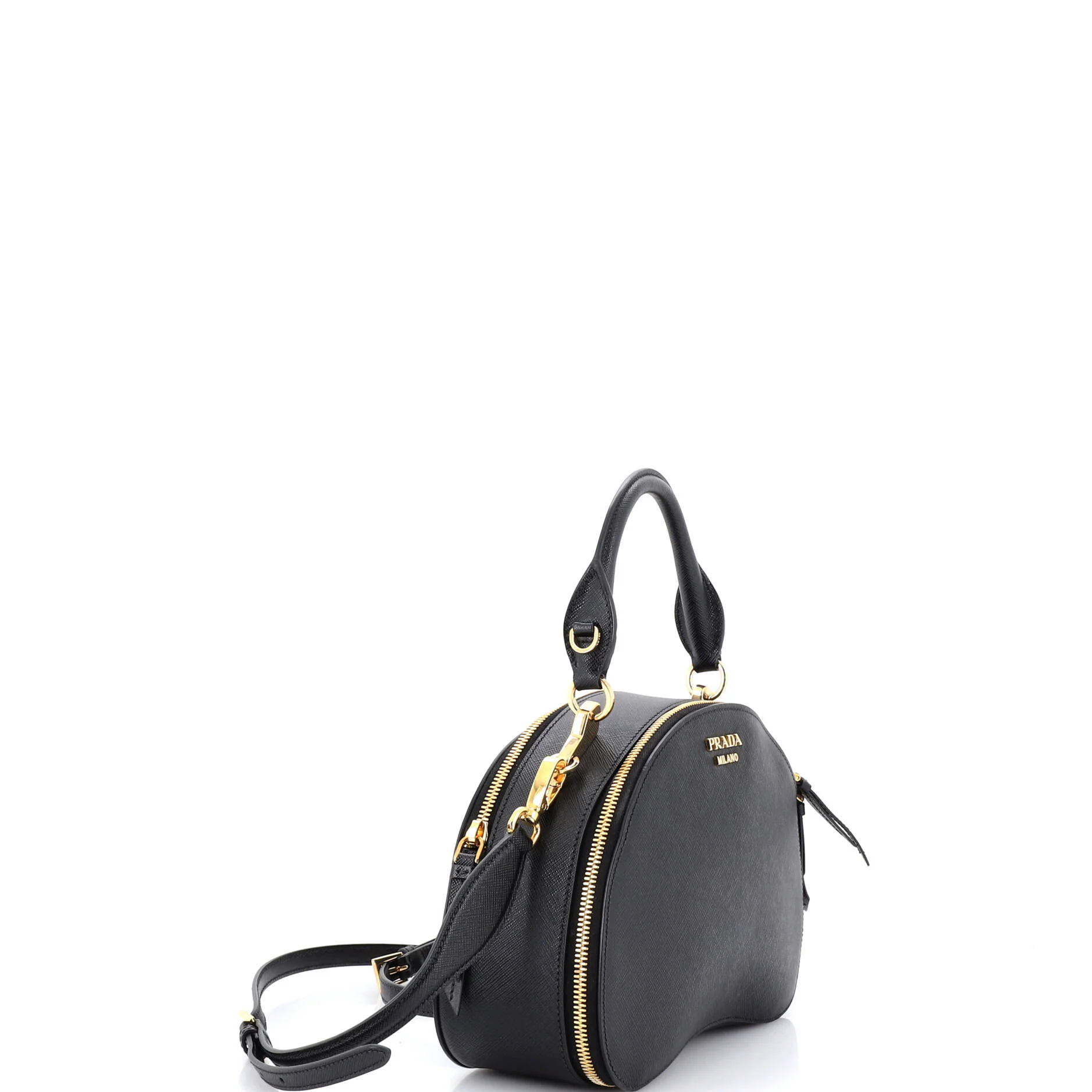 Sidonie Convertible Bowler Bag Saffiano Leather Medium - Image 2