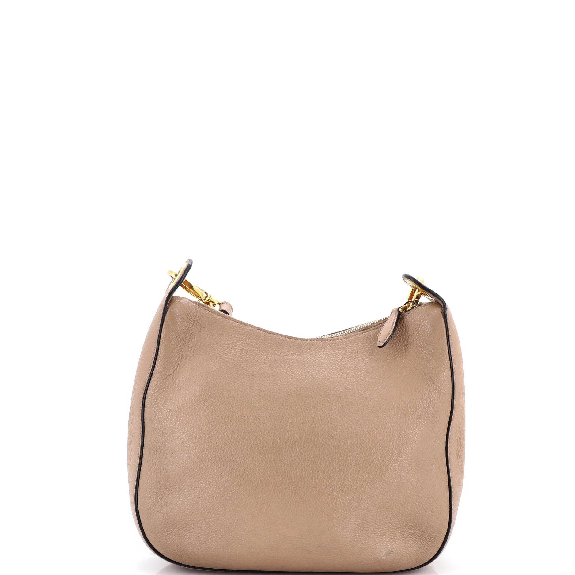 Striped Strap Zip Hobo Vitello Daino Medium - Image 3