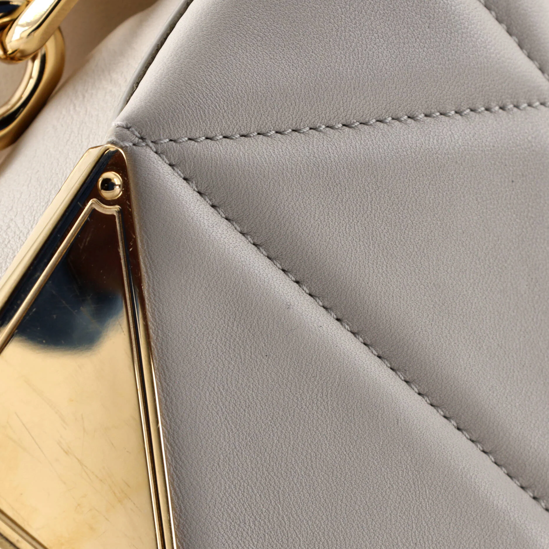 Structured Logo Crossbody Bag Quilted Leather Mini - Image 6