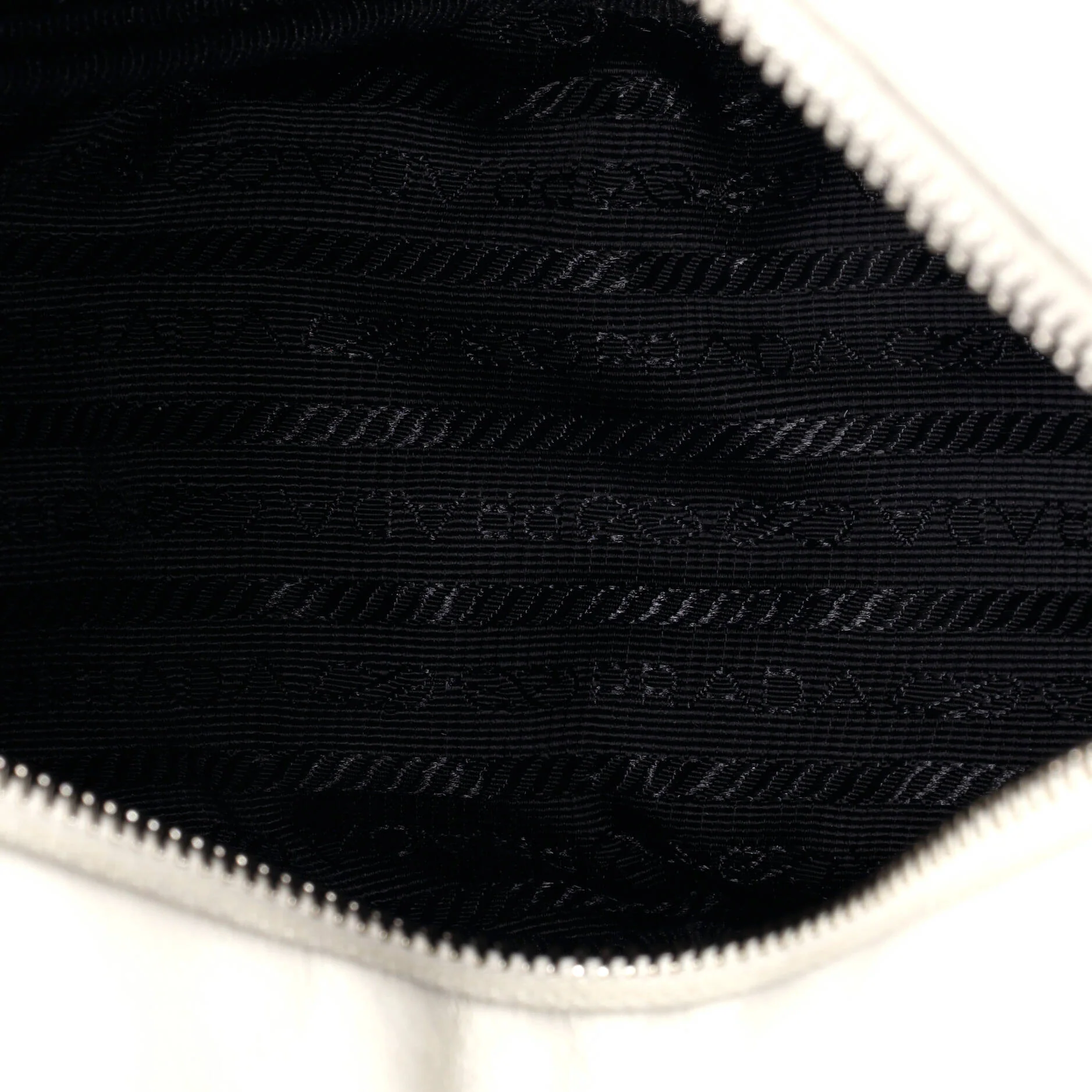 Triangle Logo Zip Crossbody Bag Leather Small - Image 5