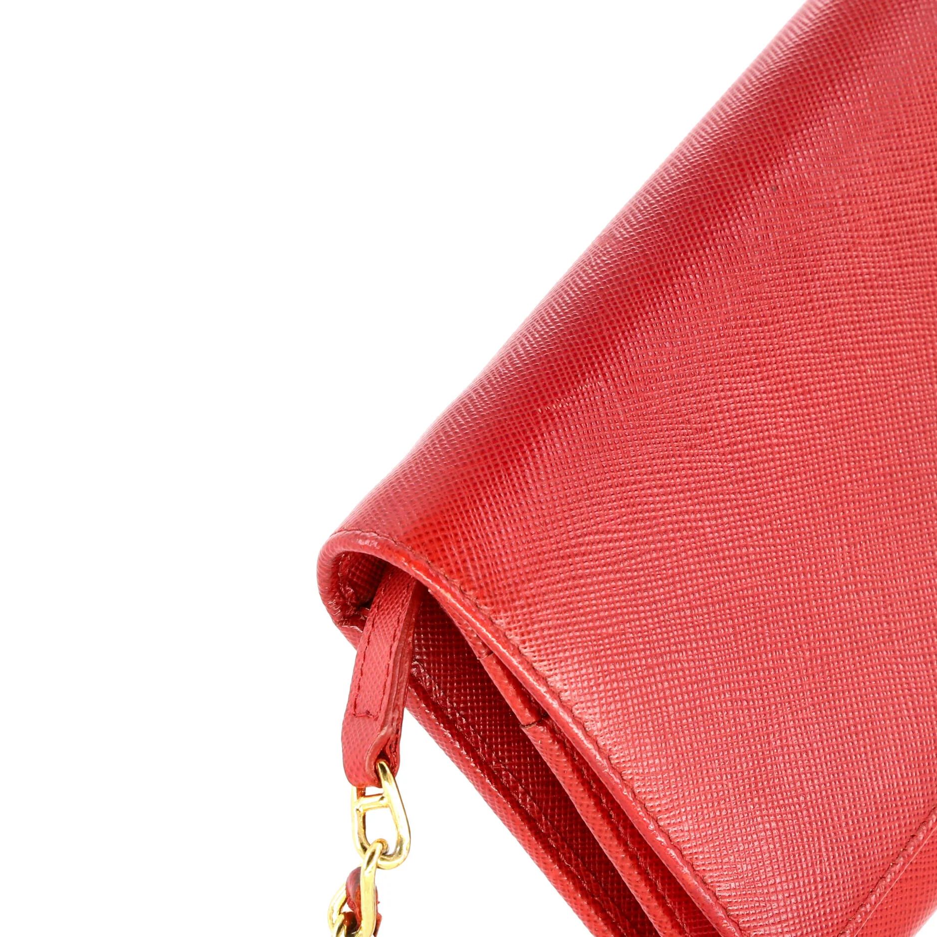 Wallet on Chain Saffiano Leather - Image 6