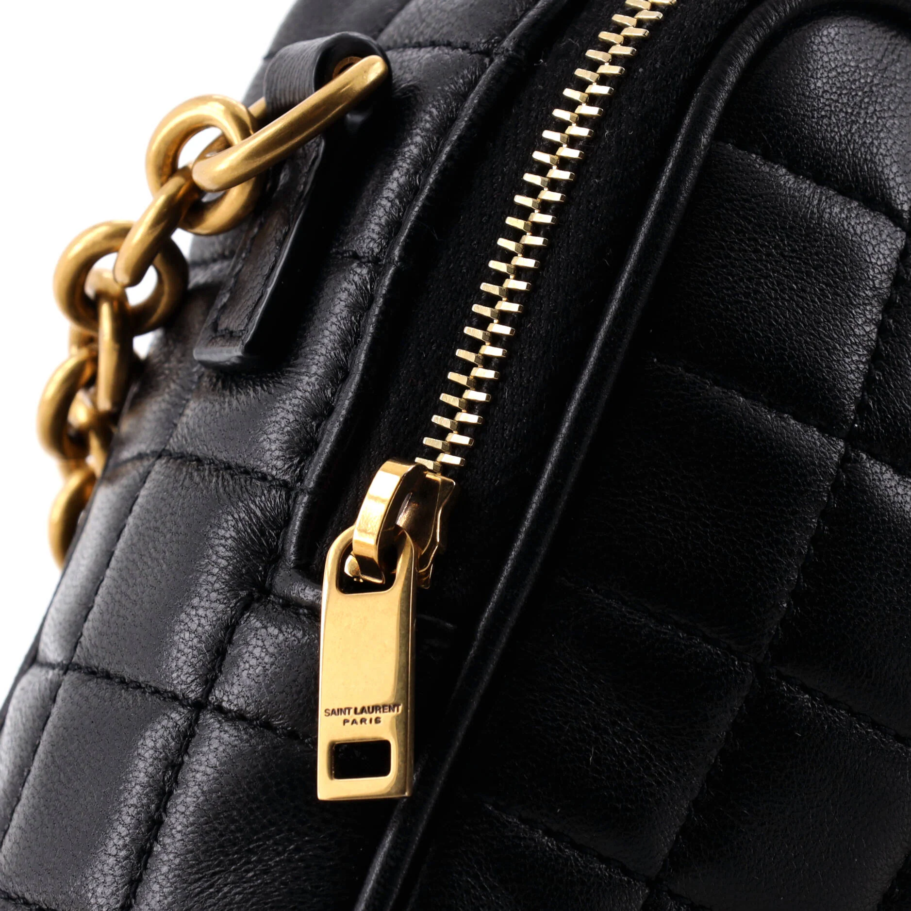 Cassandre Chain Camera Bag Quilted Leather Mini - Image 6