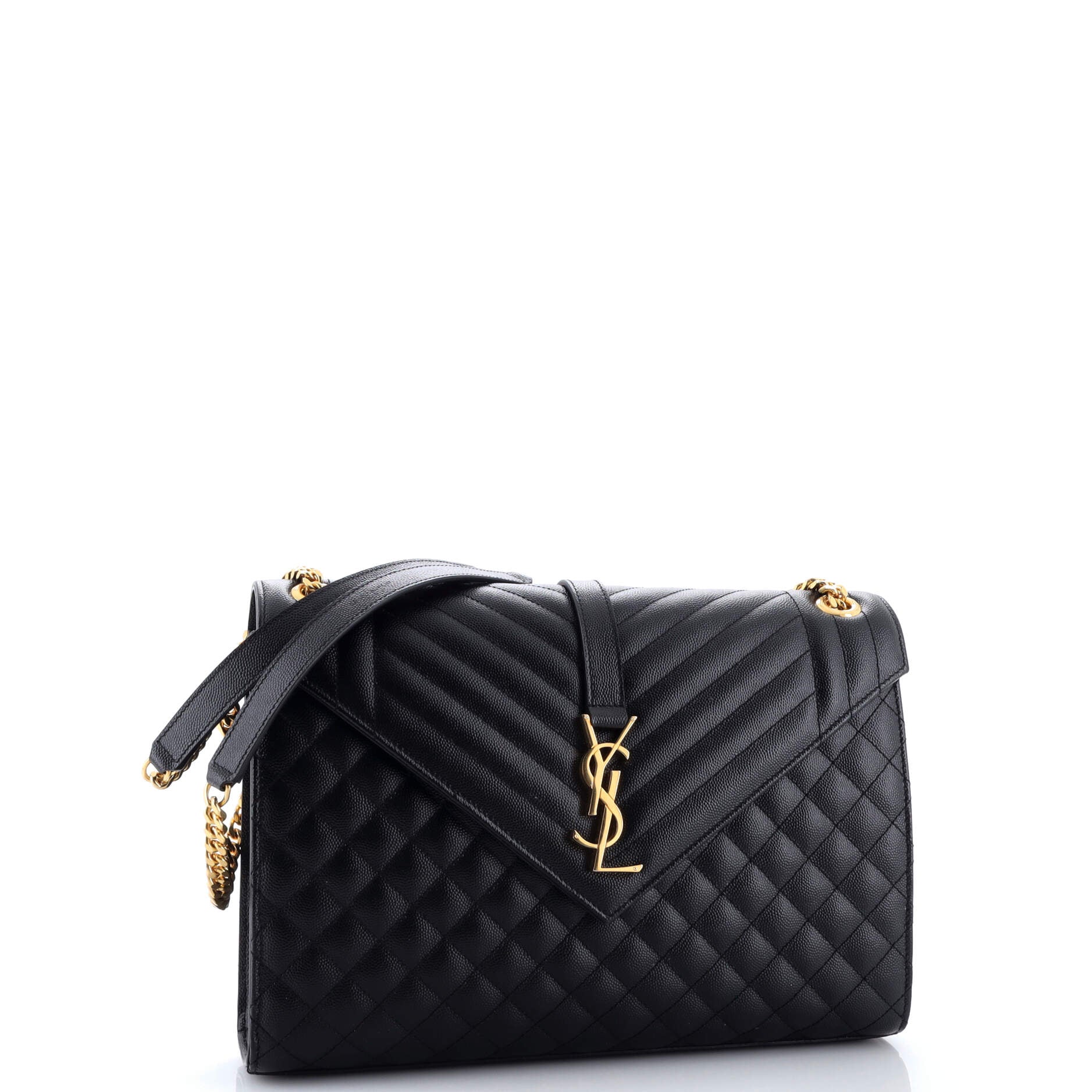 Classic Monogram Envelope Satchel Mixed Matelasse Leather Large - Image 2
