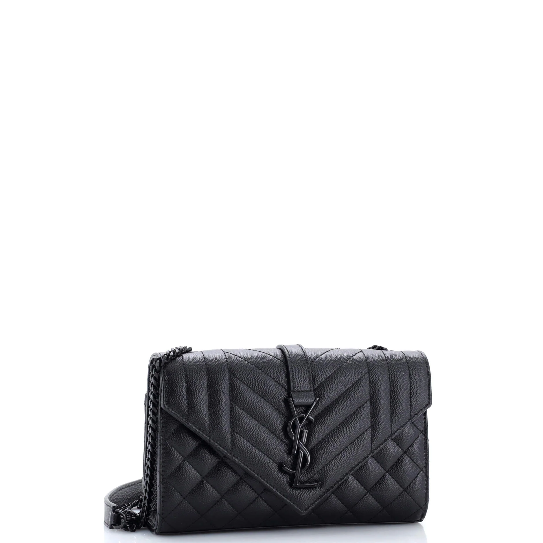 Classic Monogram Envelope Satchel Mixed Matelasse Leather Small - Image 2