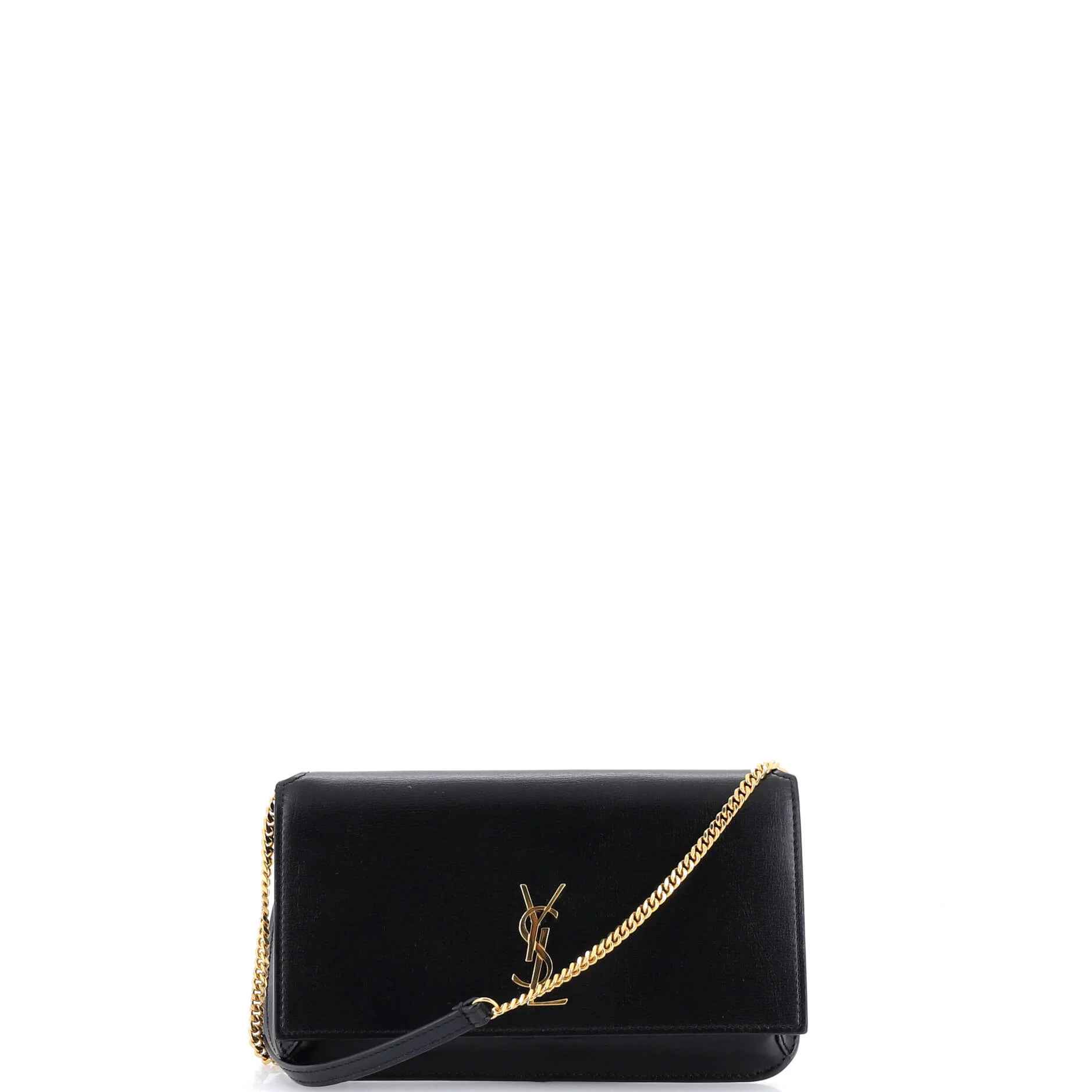 Classic Monogram Phone Holder Shoulder Bag Leather