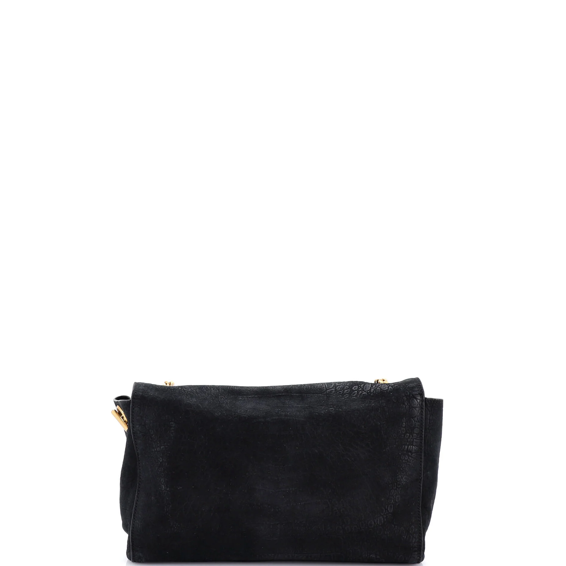 Classic Monogram Reversible Shoulder Bag Crocodile Embossed Nubuck and Suede Medium - Image 3