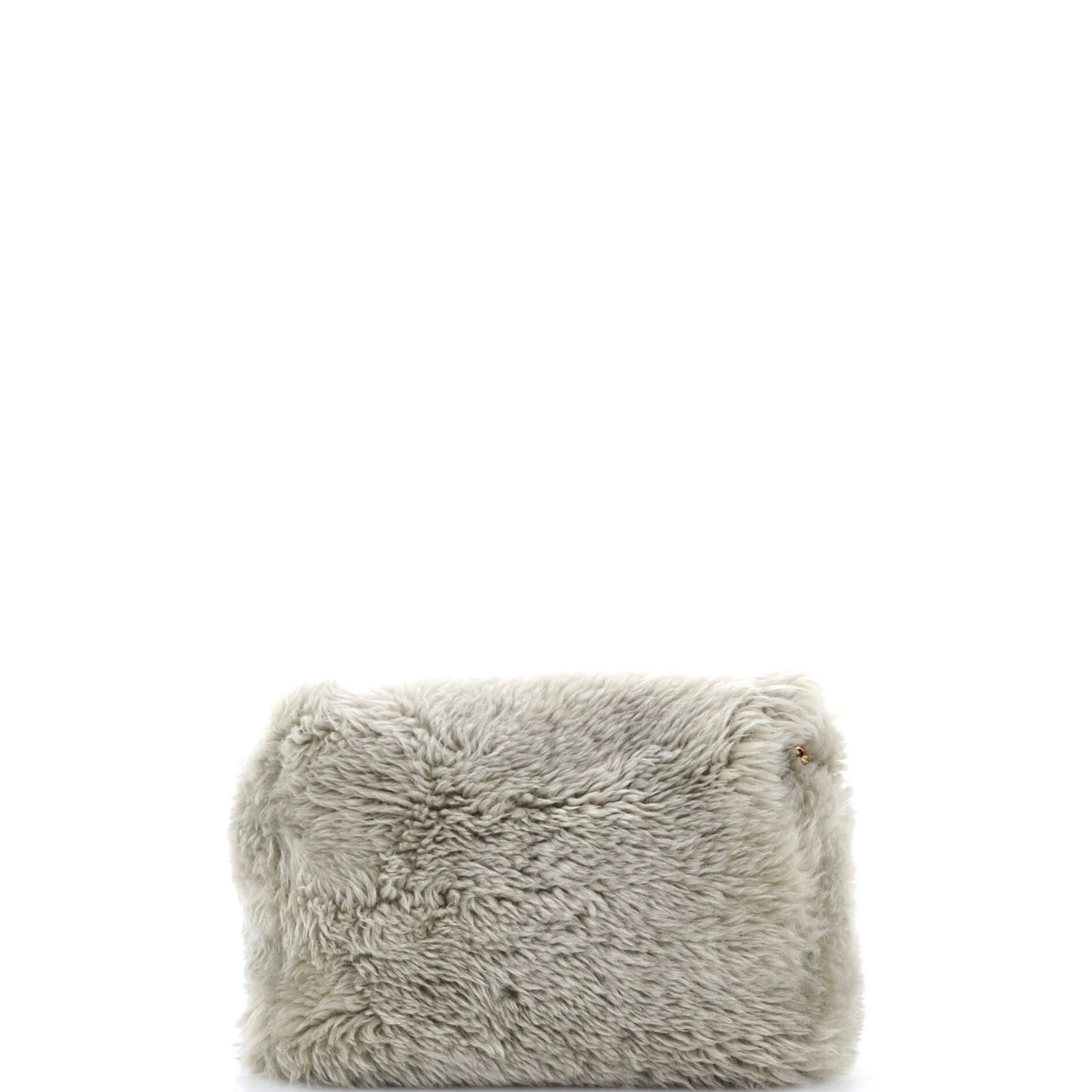 Classic Monogram Reversible Shoulder Bag Shearling and Suede Medium - Image 3