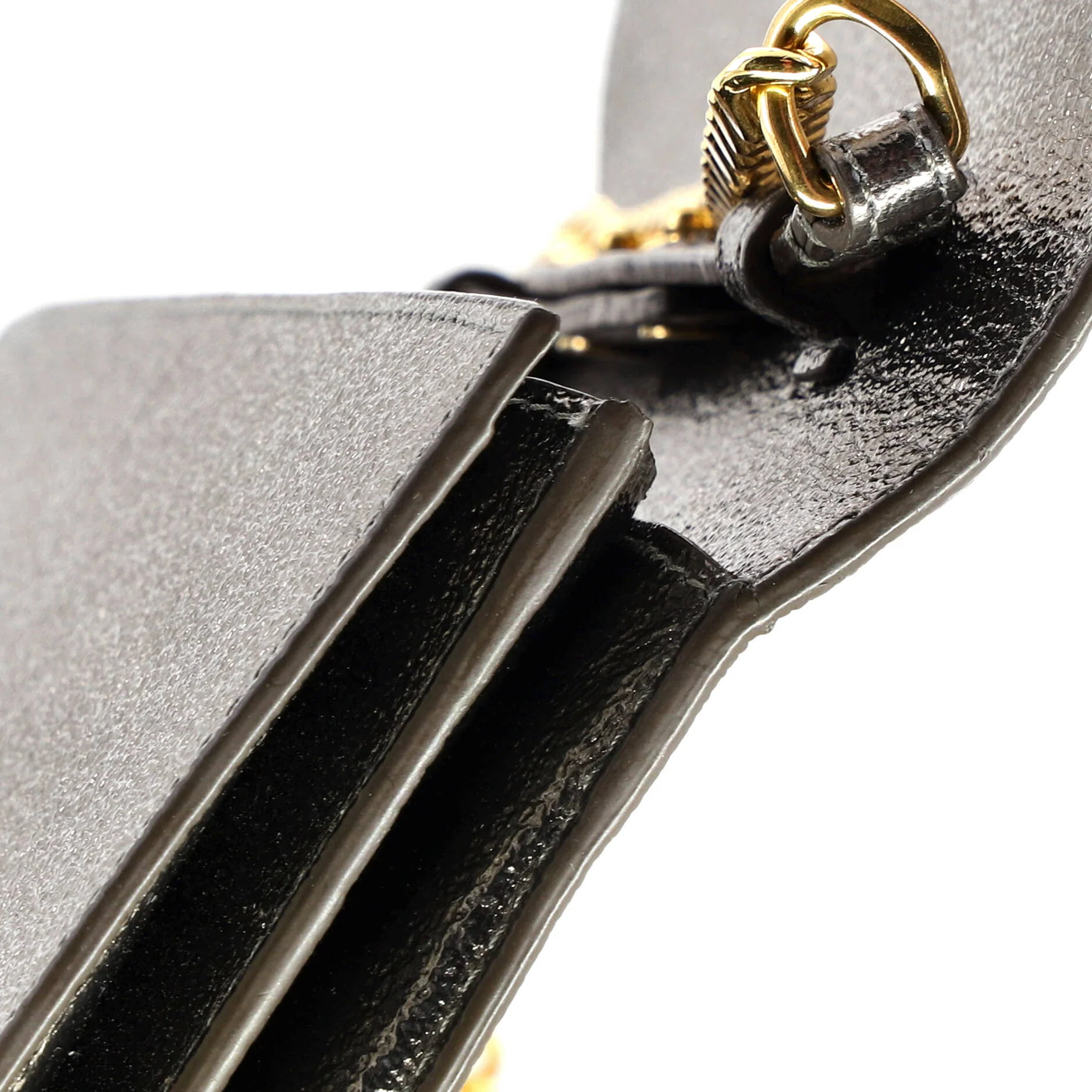 Classic Monogram Wallet on Chain Leather - Image 7