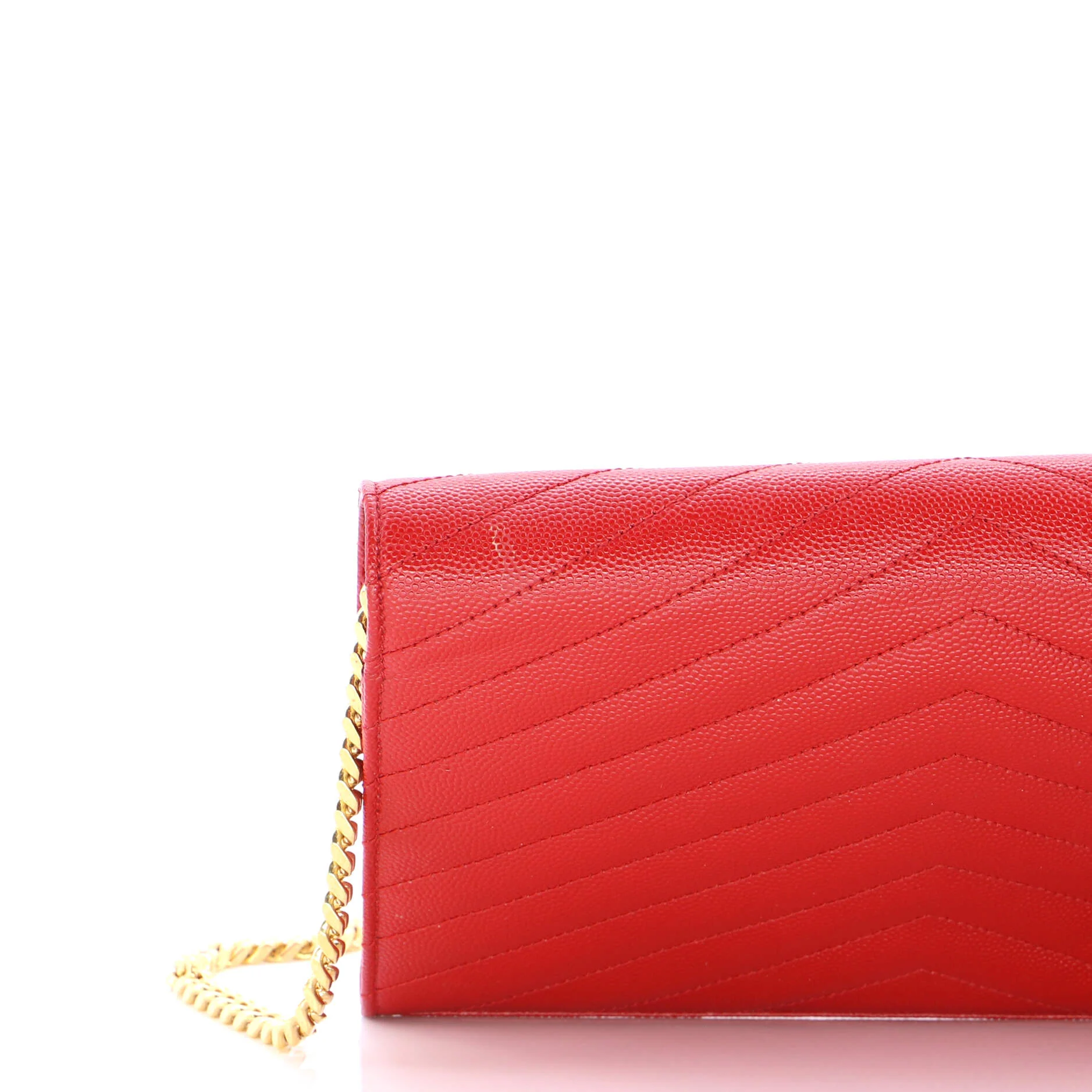 Classic Monogram Wallet on Chain Matelasse Chevron Leather Medium - Image 6