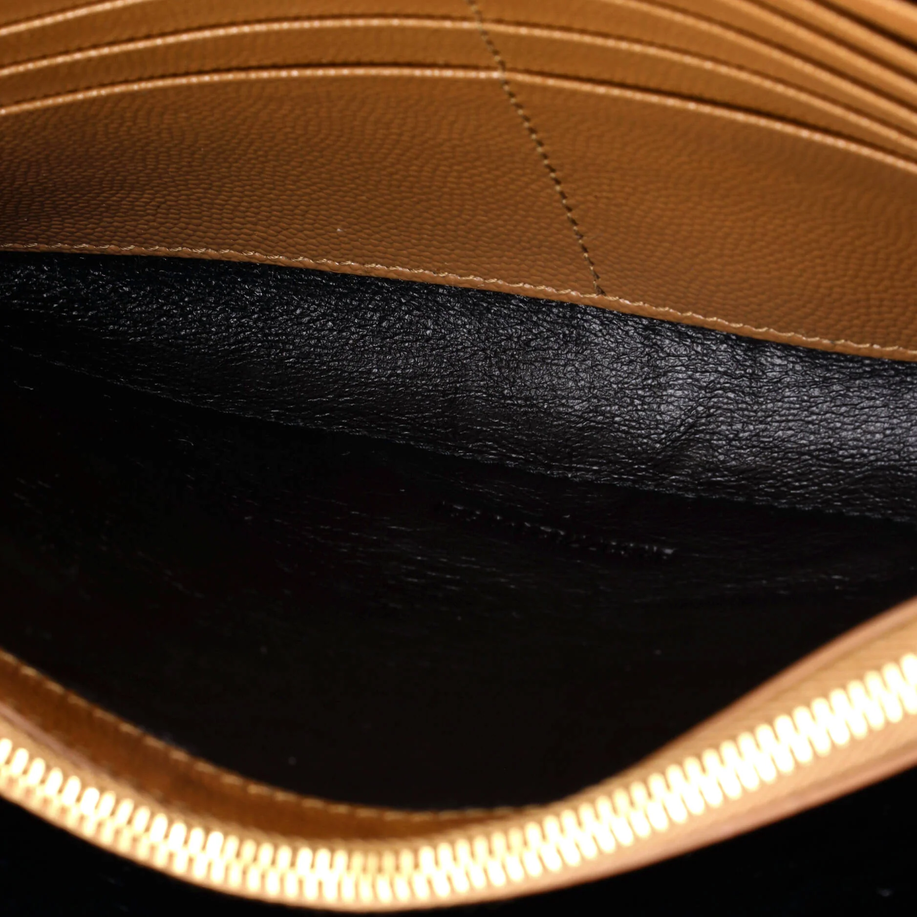 Classic Monogram Wallet on Chain Matelasse Chevron Leather Medium - Image 5