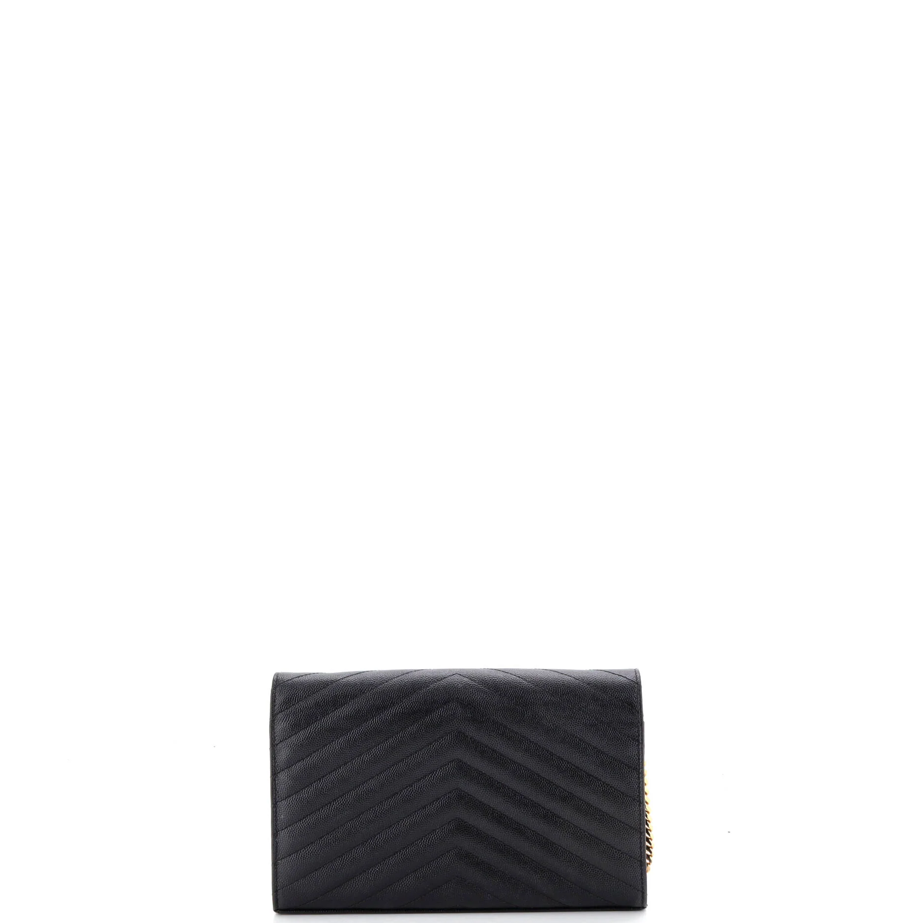 Classic Monogram Wallet on Chain Matelasse Chevron Leather Medium - Image 3