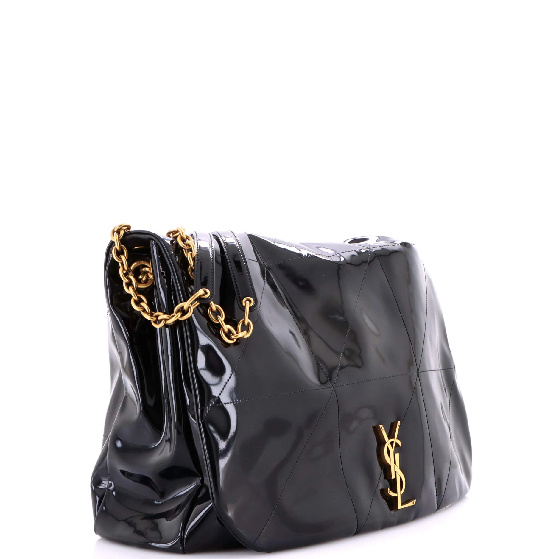 Jamie 4.3 Shoulder Bag Quilted Patent Large - Image 2