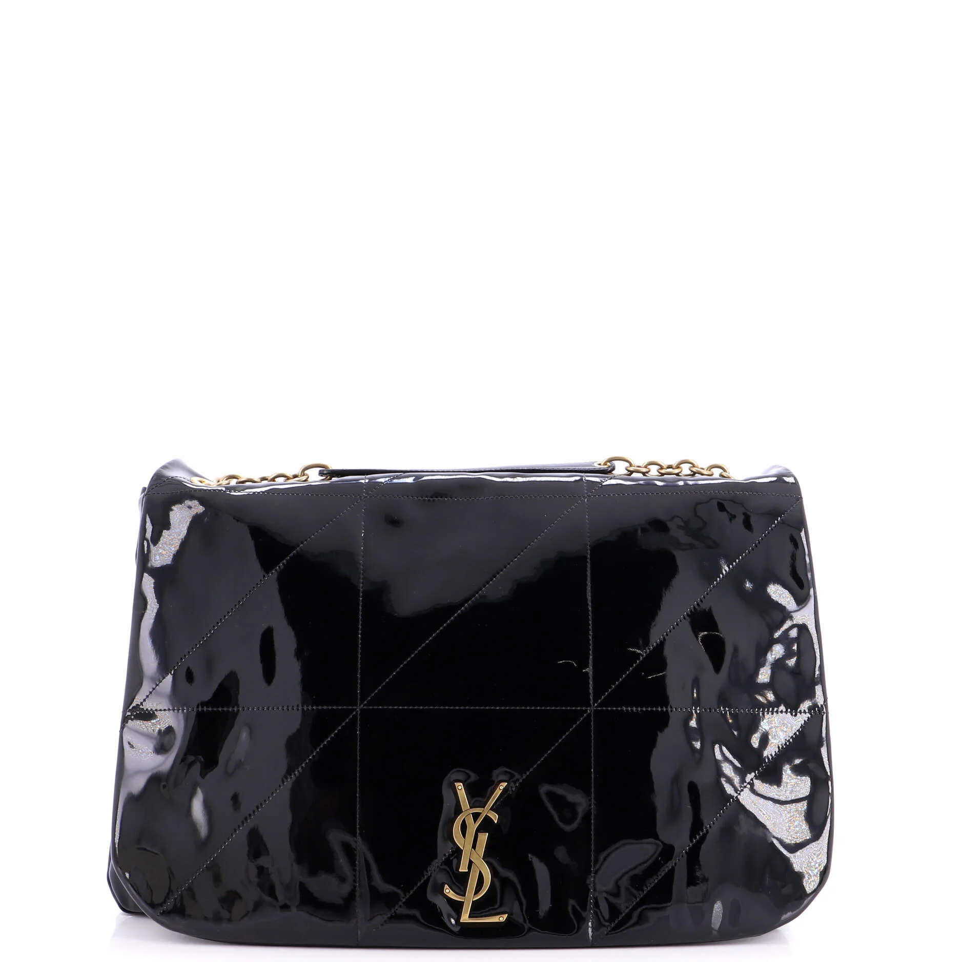Jamie 4.3 Shoulder Bag Quilted Patent Large