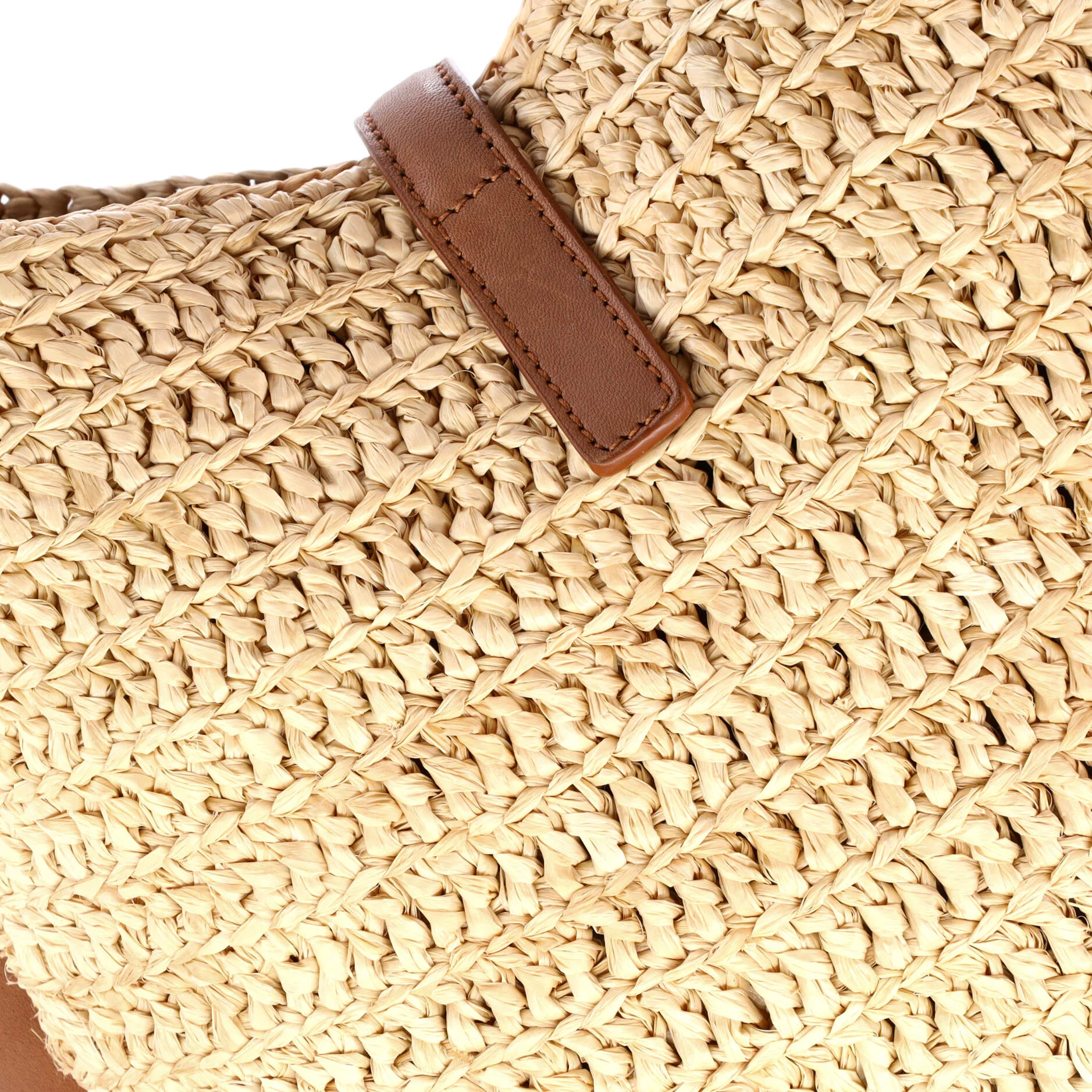 Le 5 a 7 Supple Hobo Raffia and Leather Small - Image 8