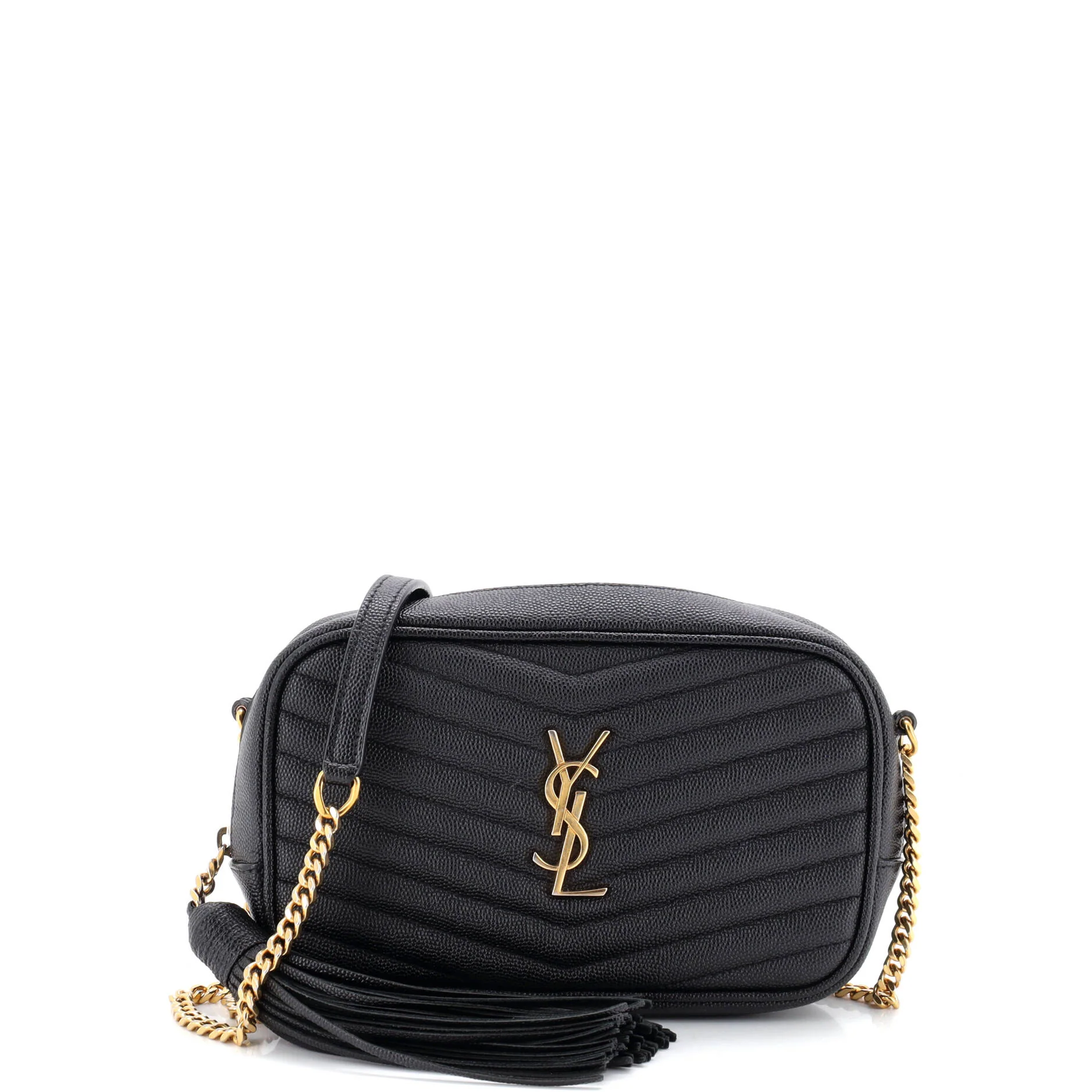 Lou Camera Bag Matelasse Chevron Leather Mini