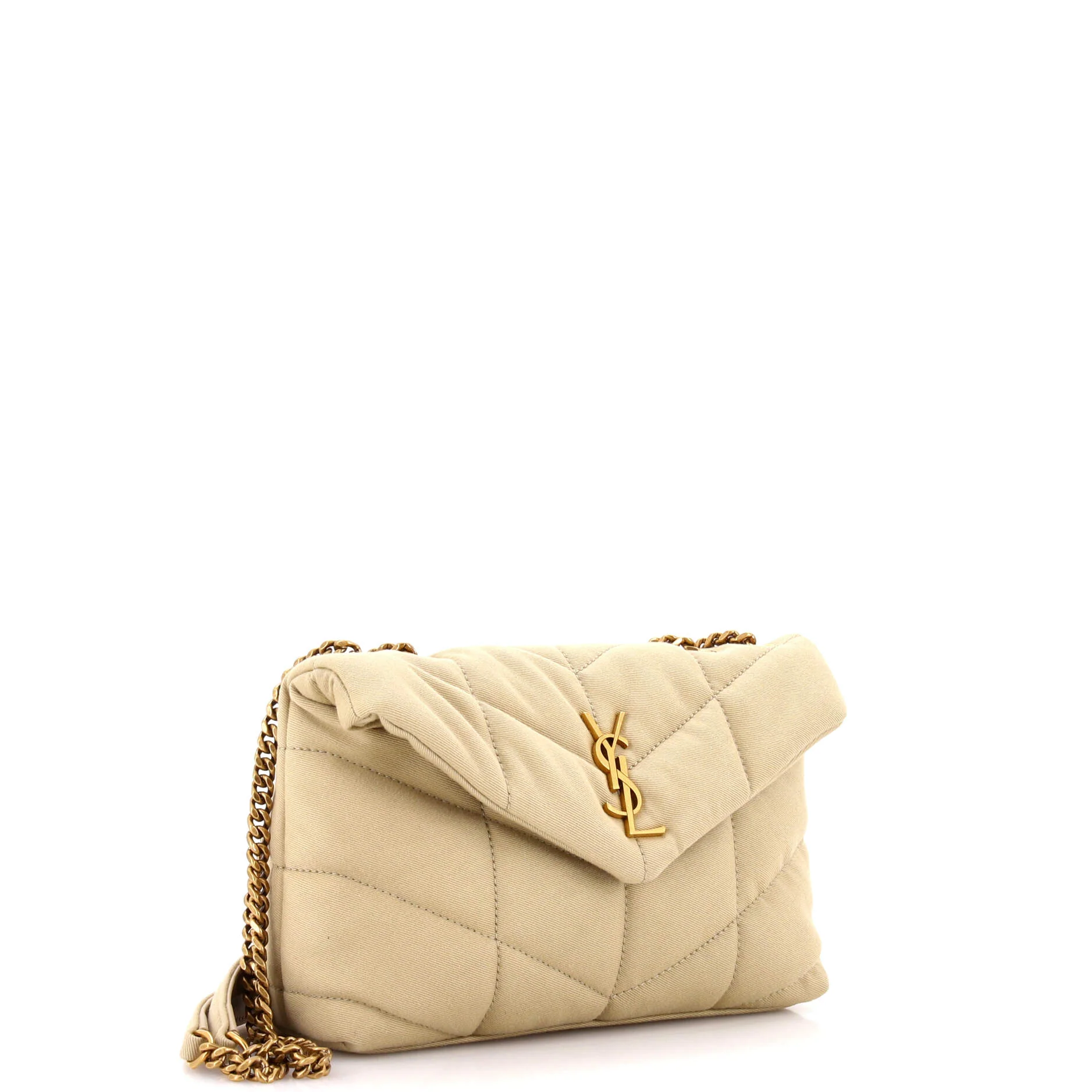 Loulou Puffer Shoulder Bag Quilted Canvas Mini - Image 2