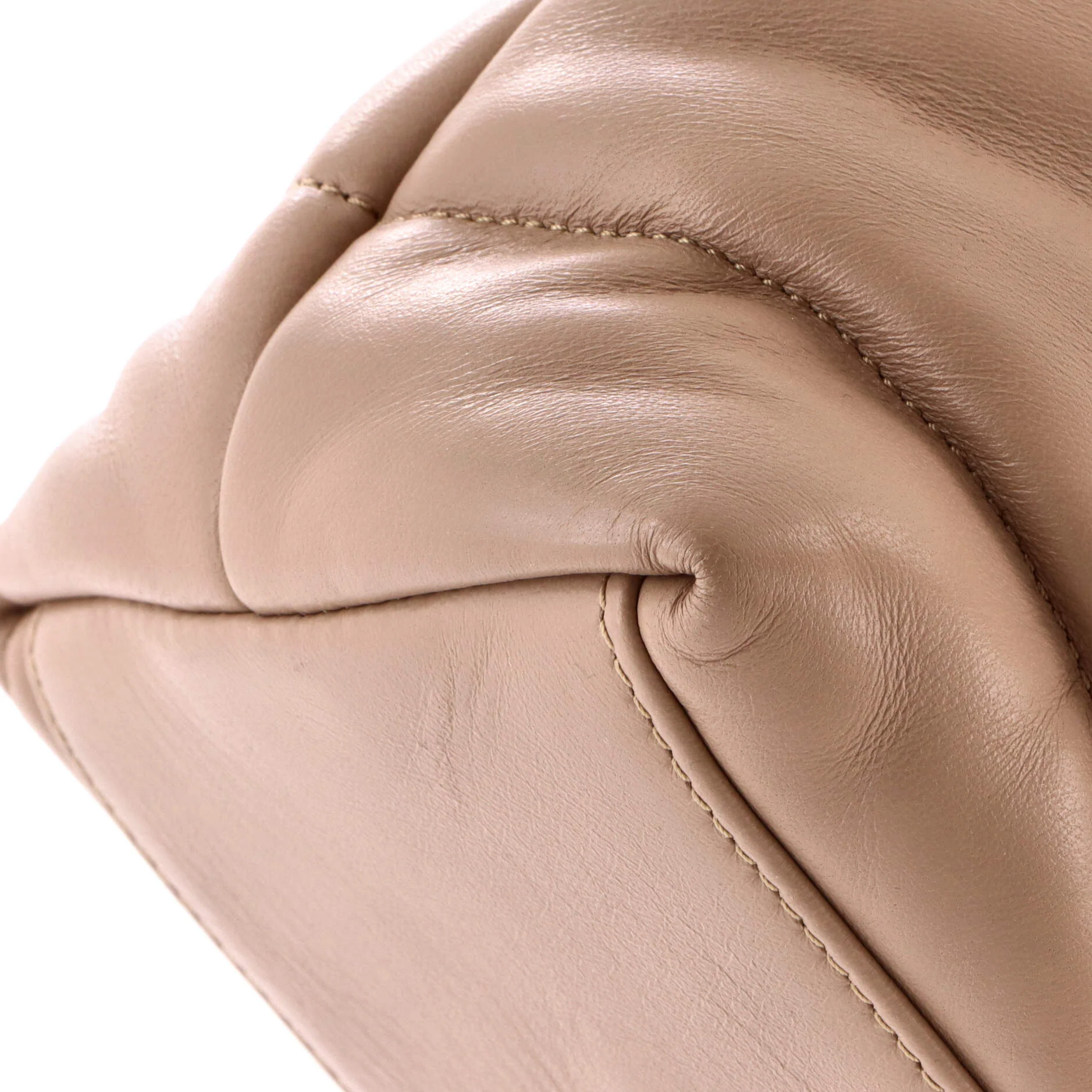 Loulou Puffer Shoulder Bag Quilted Leather Medium - Image 6