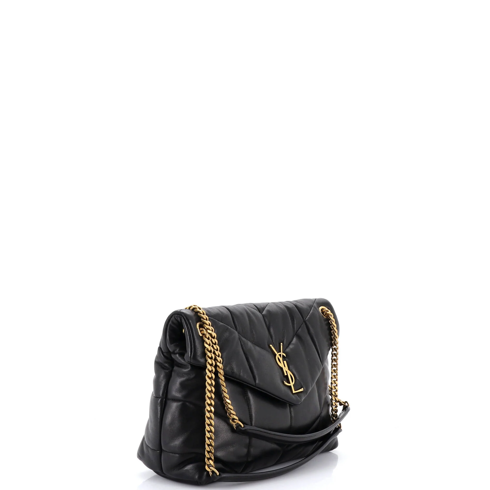 Loulou Puffer Shoulder Bag Quilted Leather Medium - Image 2
