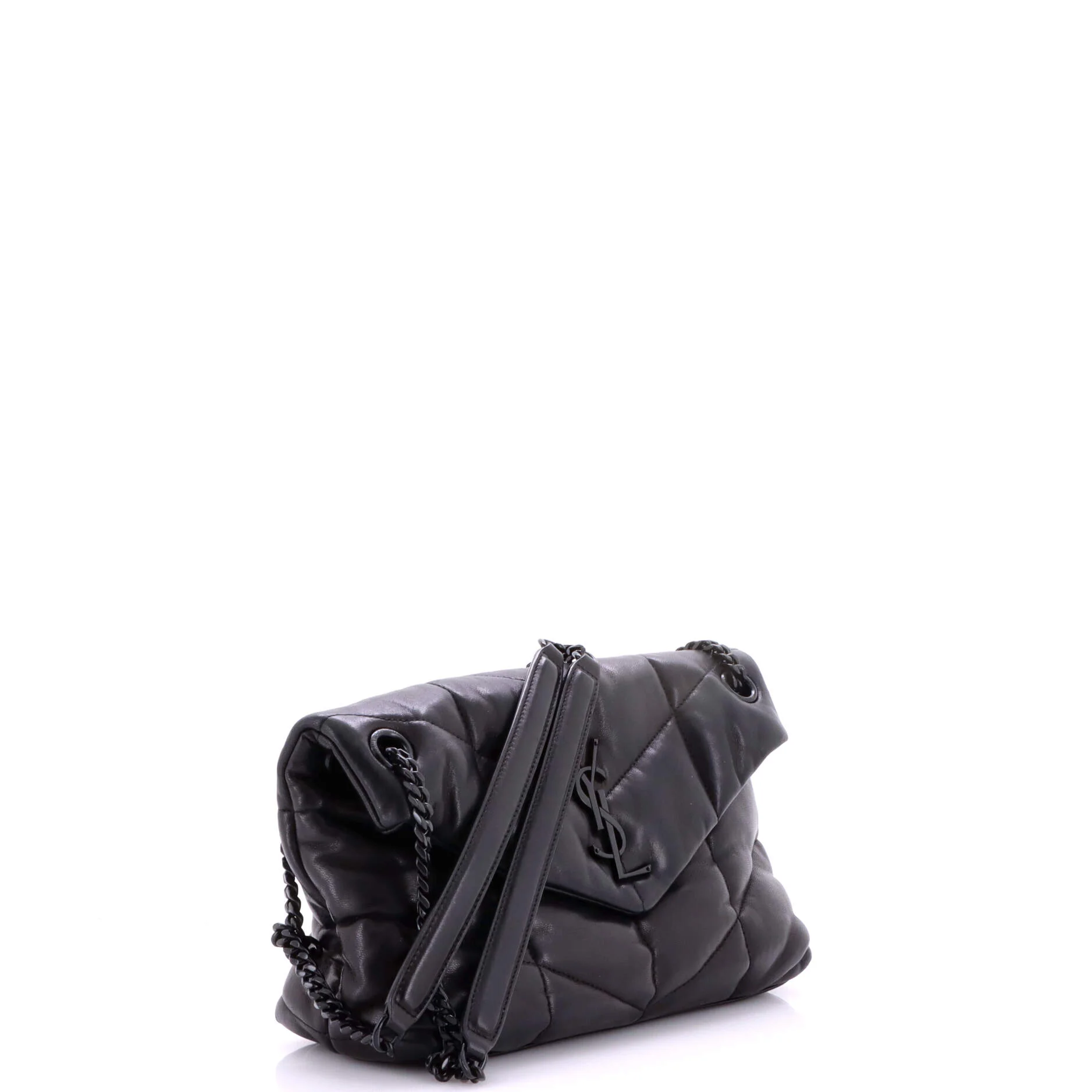 Loulou Puffer Shoulder Bag Quilted Leather Small - Image 2