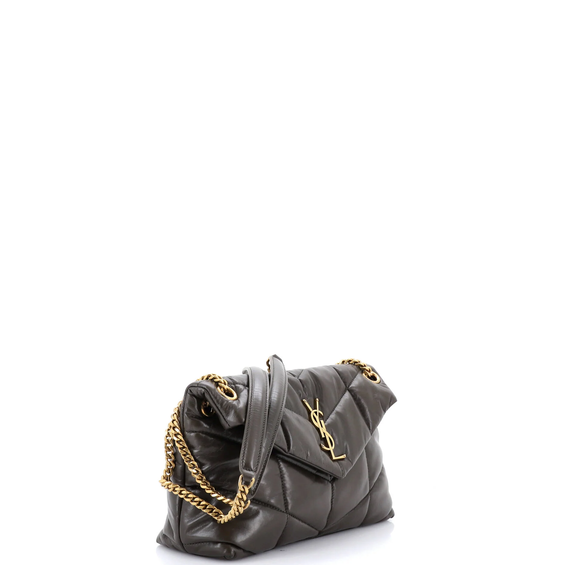 Loulou Puffer Shoulder Bag Quilted Leather Small - Image 2