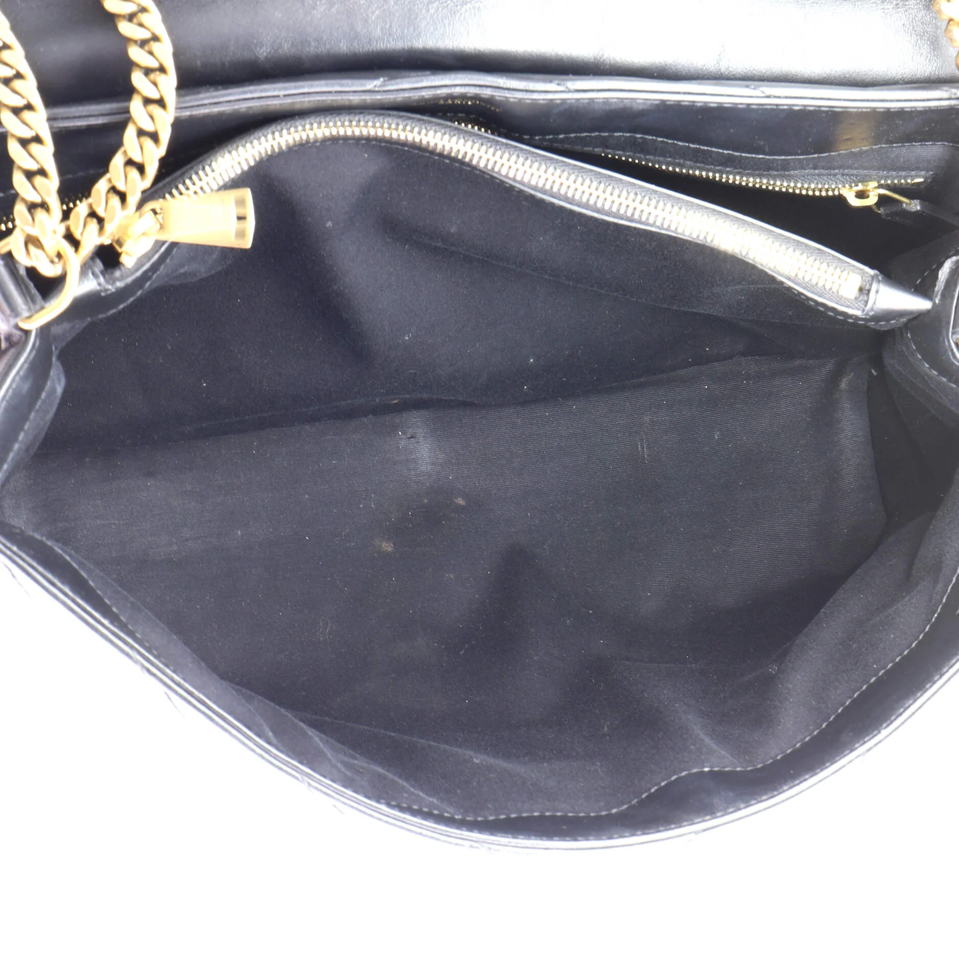 Loulou Shoulder Bag Matelasse Chevron Leather Large - Image 5
