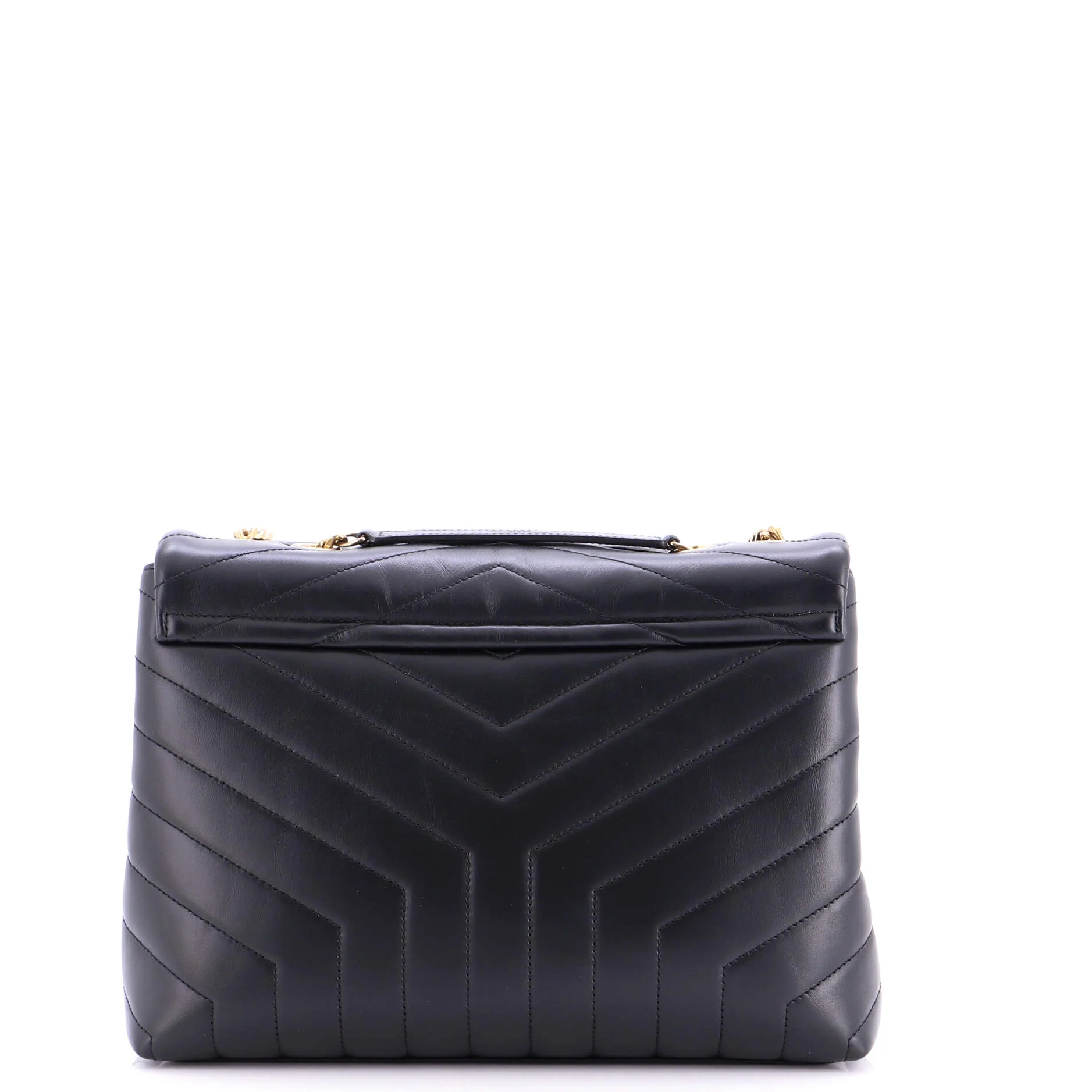 Loulou Shoulder Bag Matelasse Chevron Leather Medium - Image 3