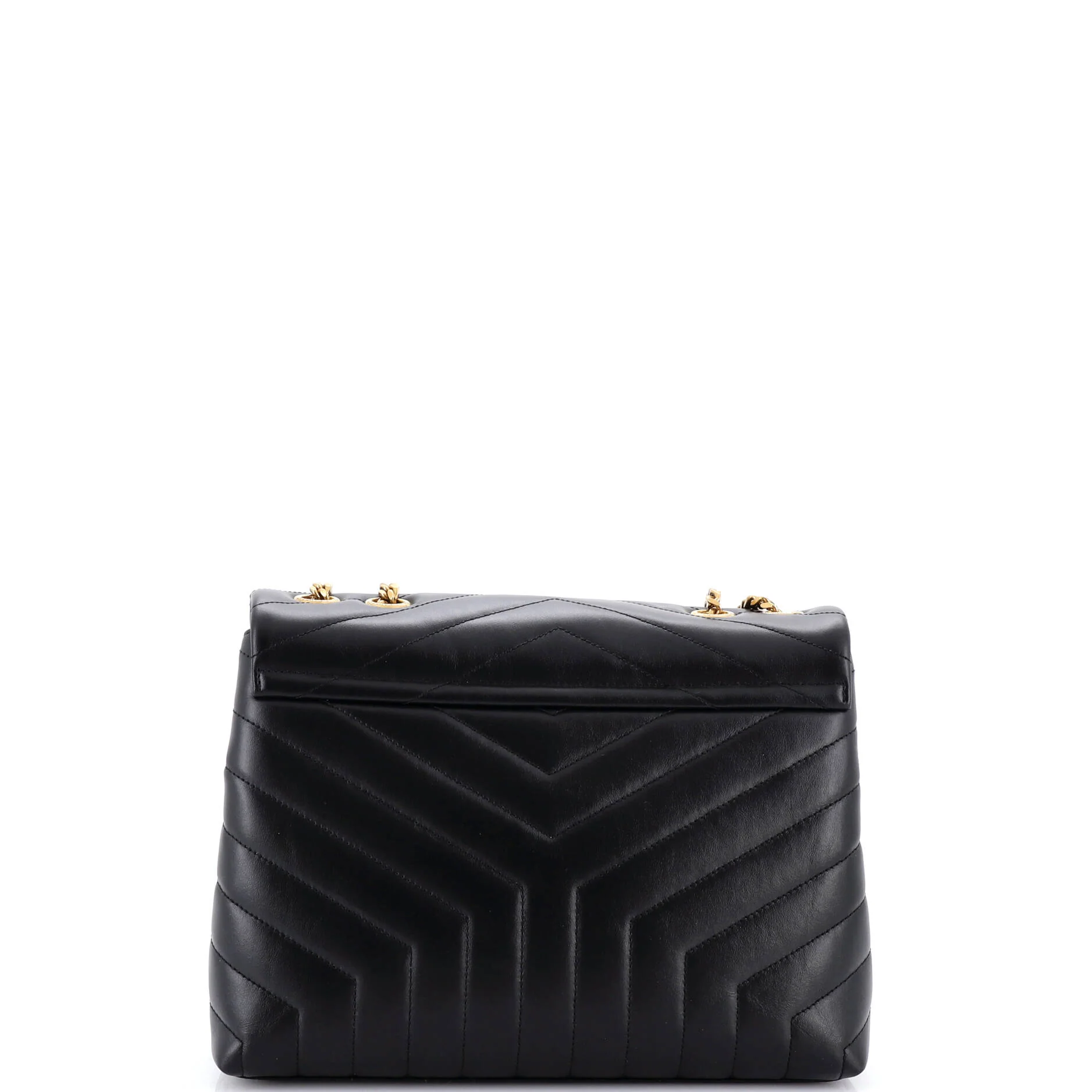 Loulou Shoulder Bag Matelasse Chevron Leather Medium - Image 3