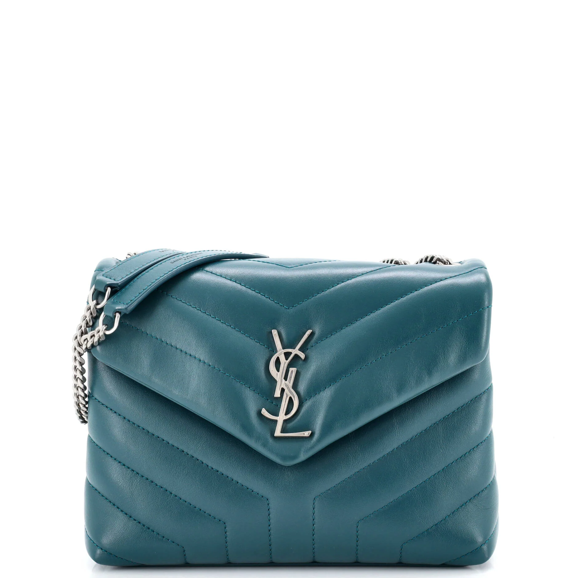 Loulou Shoulder Bag Matelasse Chevron Leather Small