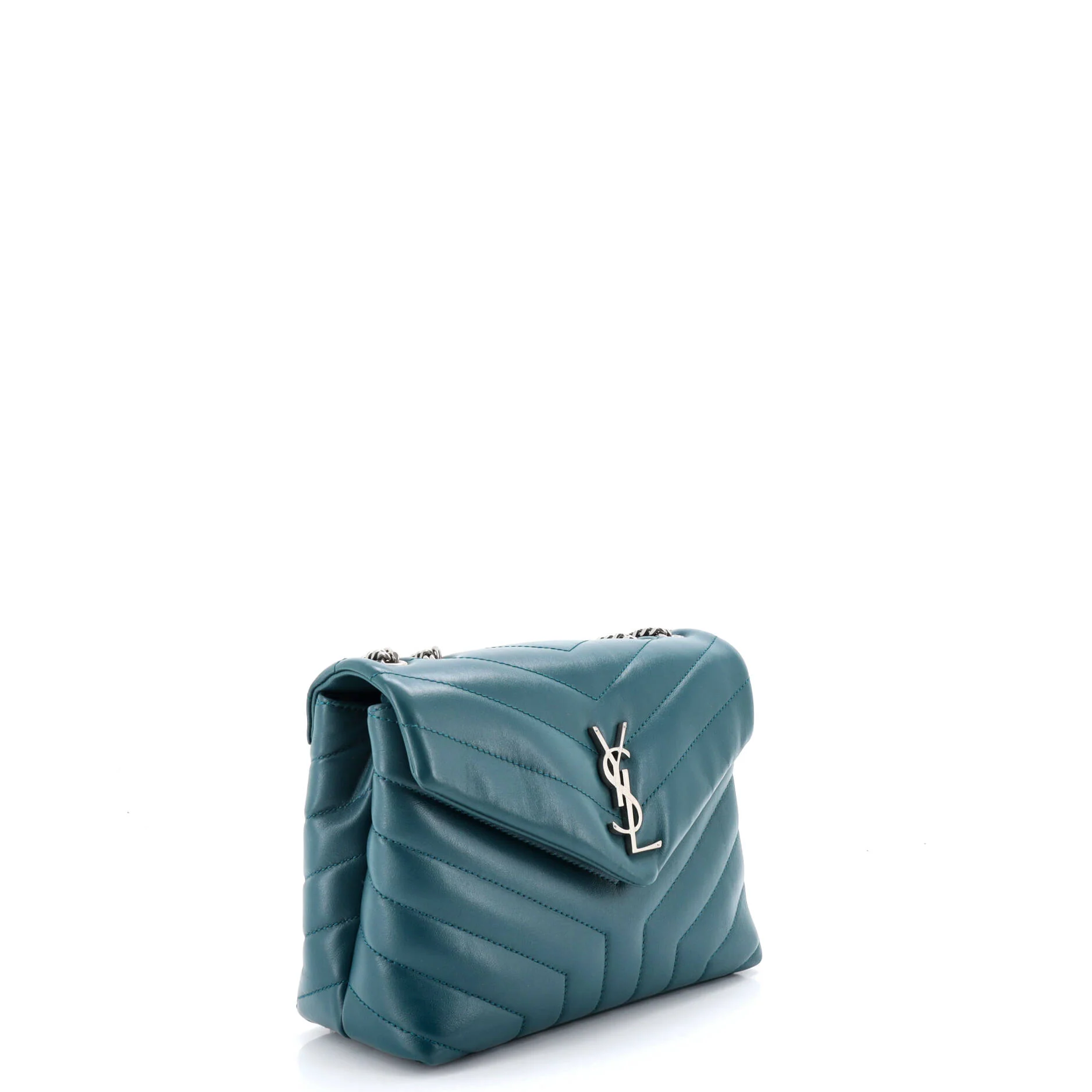 Loulou Shoulder Bag Matelasse Chevron Leather Small - Image 2