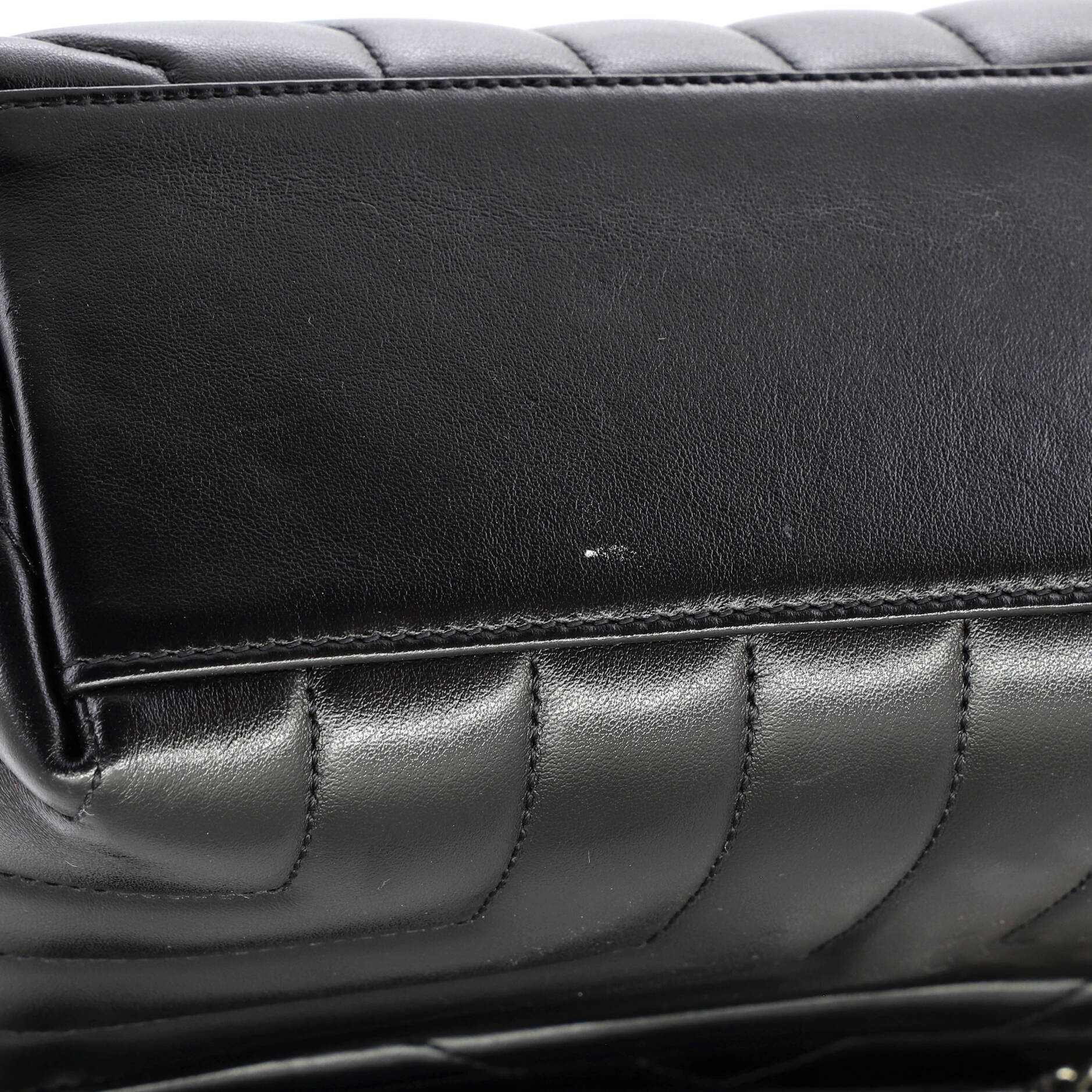 Loulou Shoulder Bag Matelasse Chevron Leather Small - Image 6