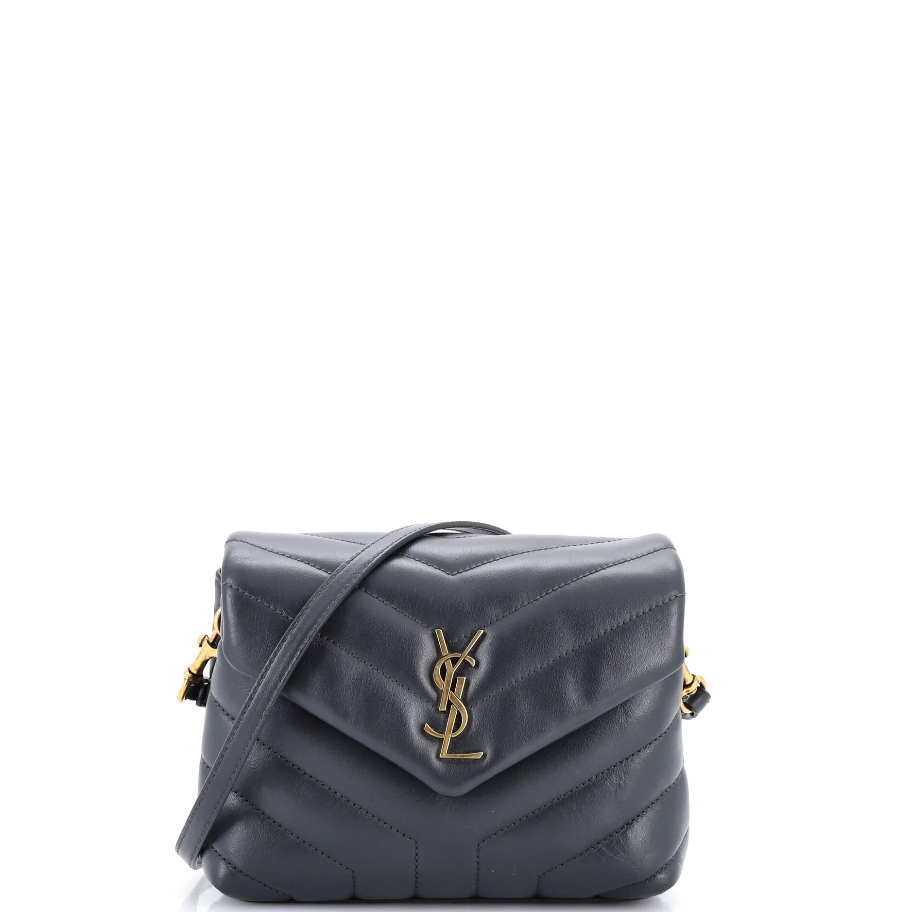 Loulou Shoulder Bag Matelasse Chevron Leather Toy
