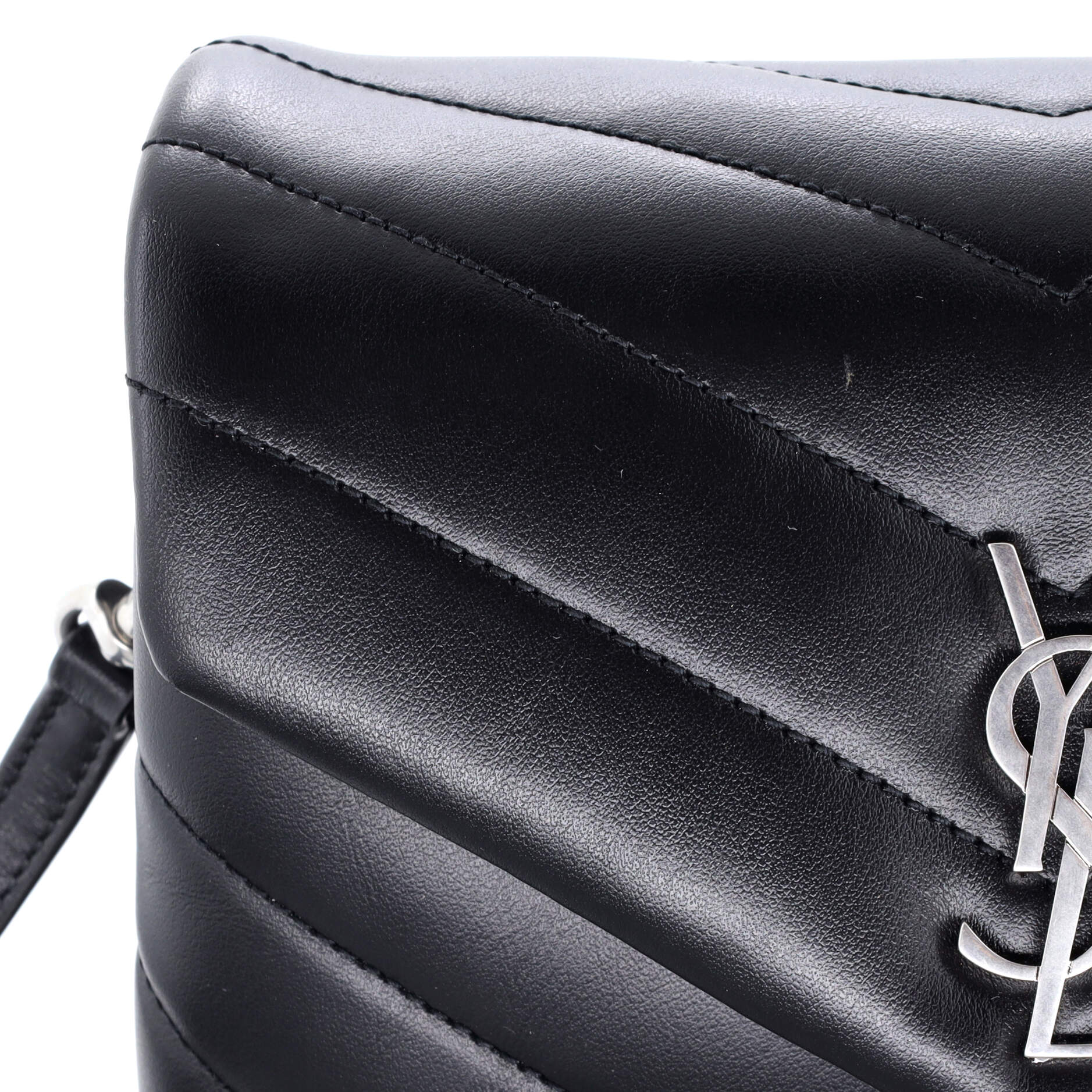 Loulou Shoulder Bag Matelasse Chevron Leather Toy - Image 6
